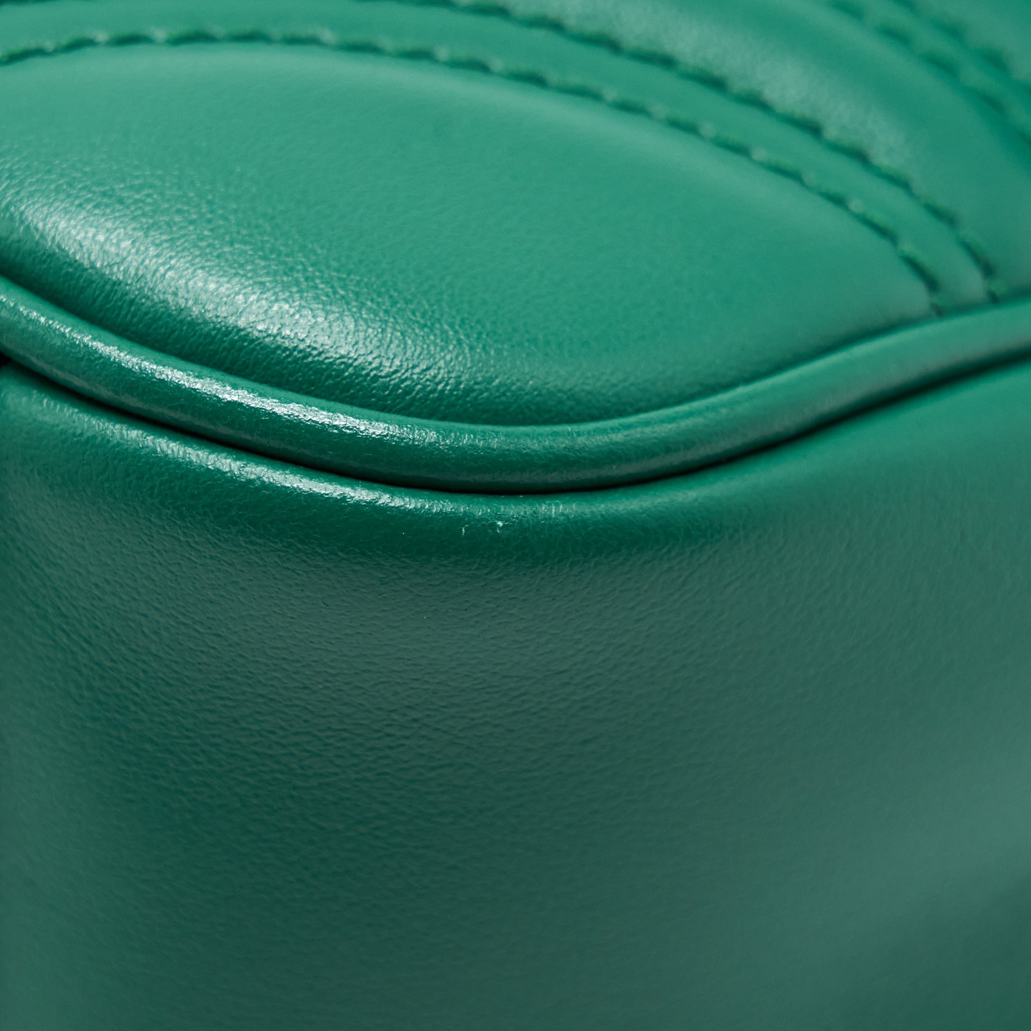 GUCCI SMALL MARMONT BAG GREEN GHW