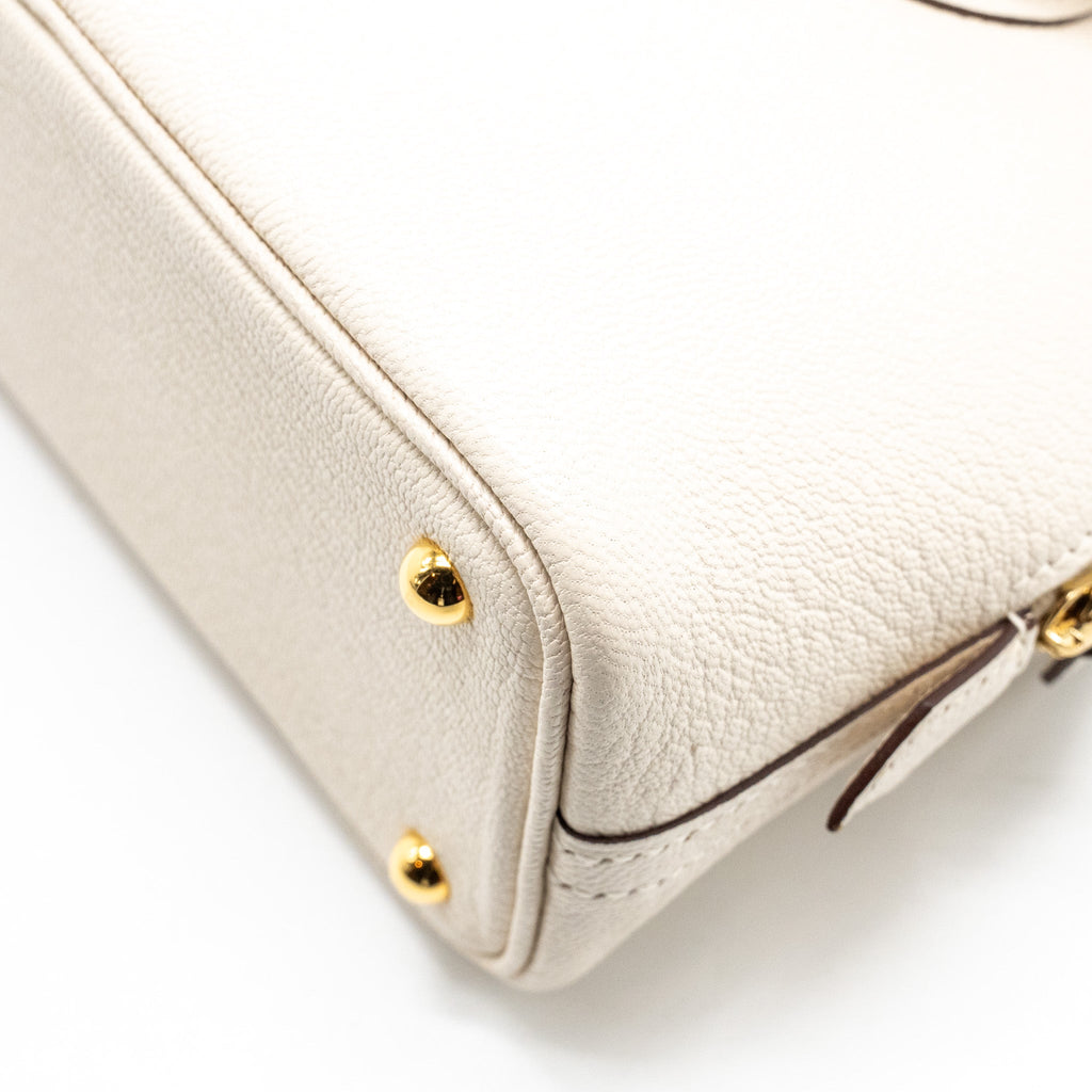HERMES MINI BOLIDE CHÈVRE MYSORE NATA GHW