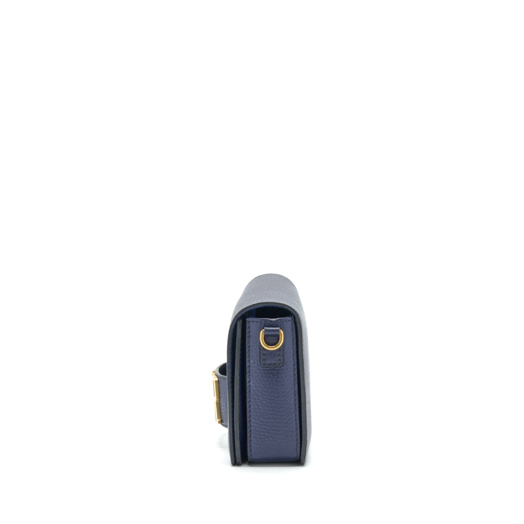 DIOR J'ADIOR MEDIUM FLAP BAG CALFSKIN NAVY GHW