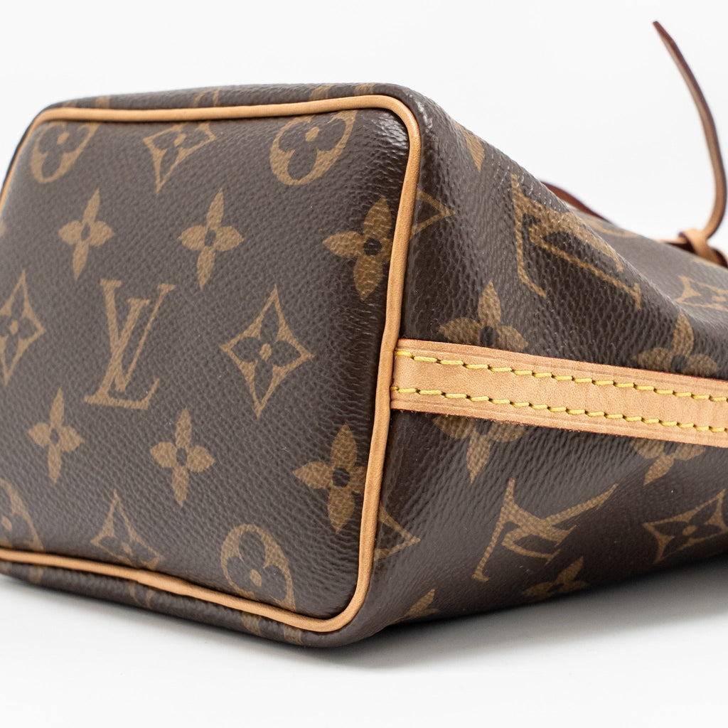 LOUIS VUITTON NANO NOE MONOGRAM CANVAS GHW