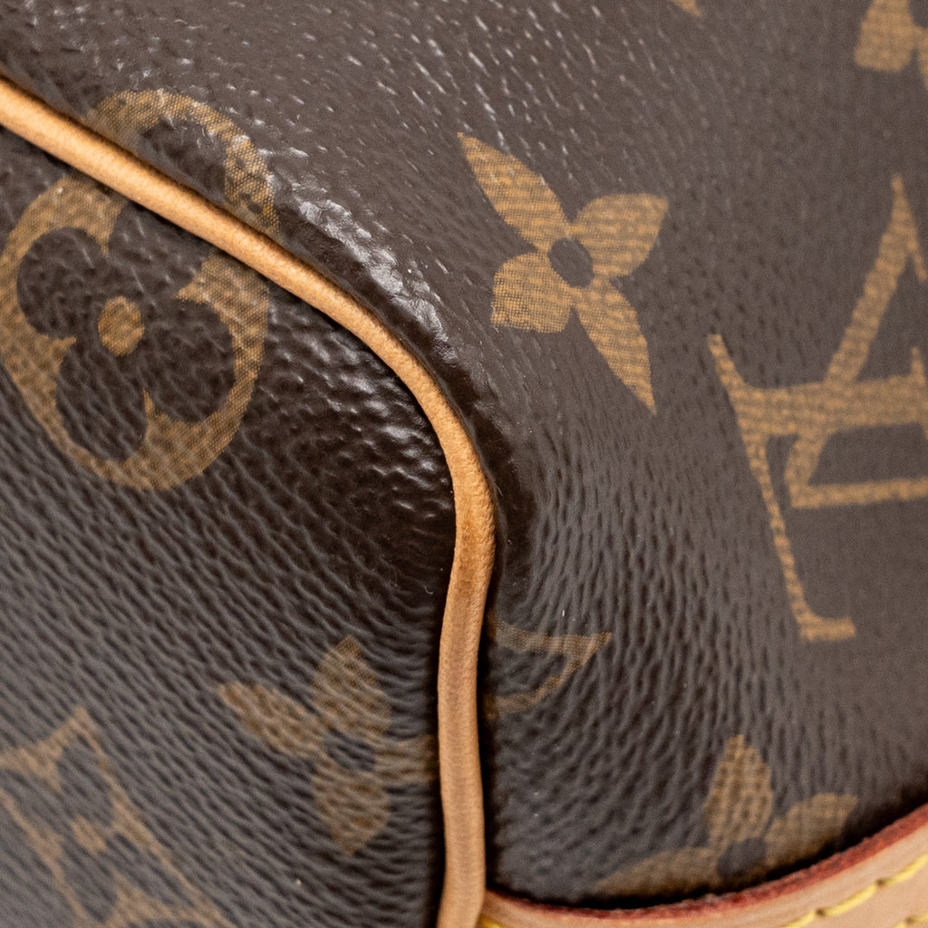 LOUIS VUITTON NANO NOE MONOGRAM CANVAS GHW