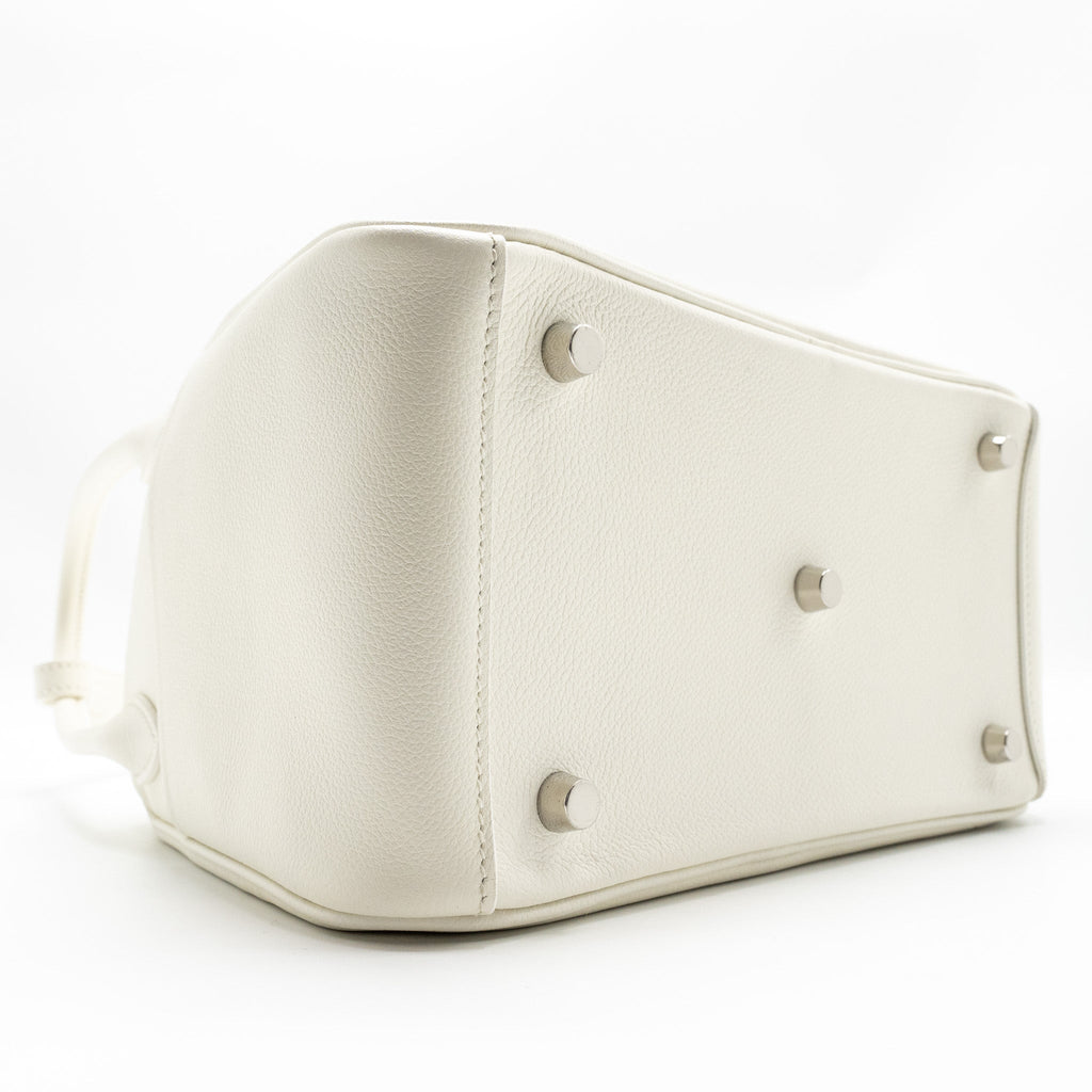 HERMES LINDY26 EVERCOLOR BLANC SHW