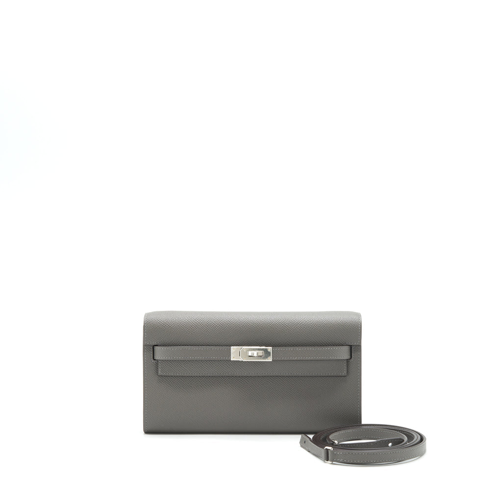 HERMES KELLY TO GO EPSOM GRIS MEYER SHW