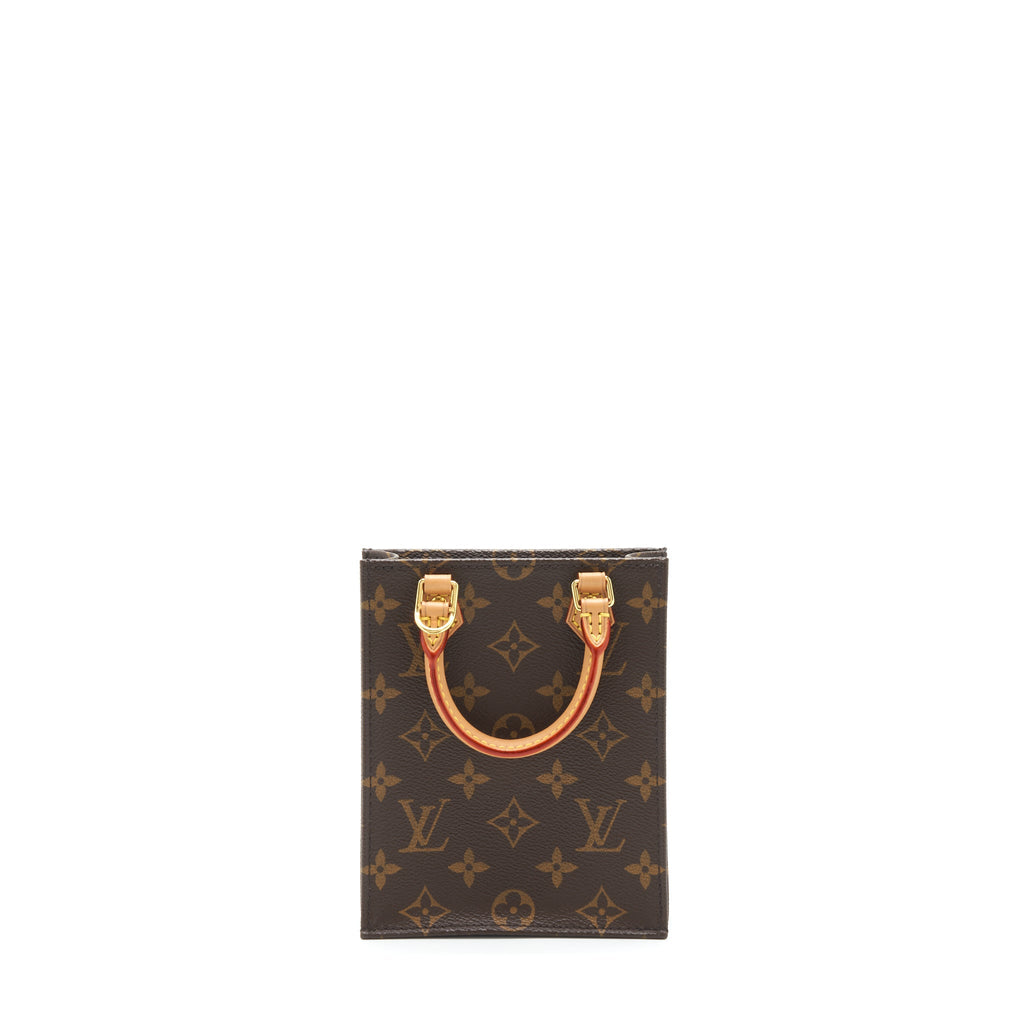 LOUIS VUITTON PETIT SAC PLAT MONOGRAM CANVAS YEAR 2020 GHW