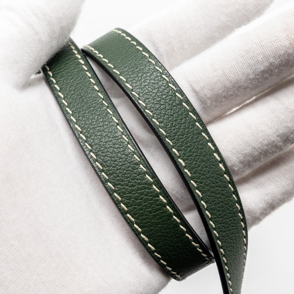 HERMES ROULIS 23 EVERCOLOR VERT CYPRES GHW