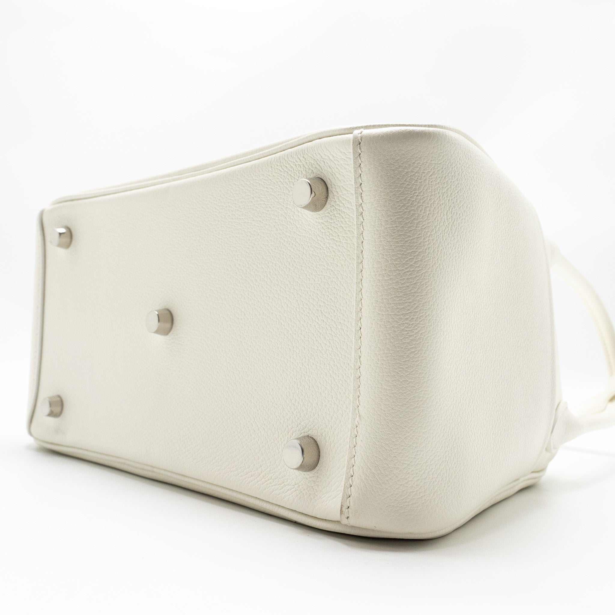 HERMES LINDY26 EVERCOLOR BLANC SHW