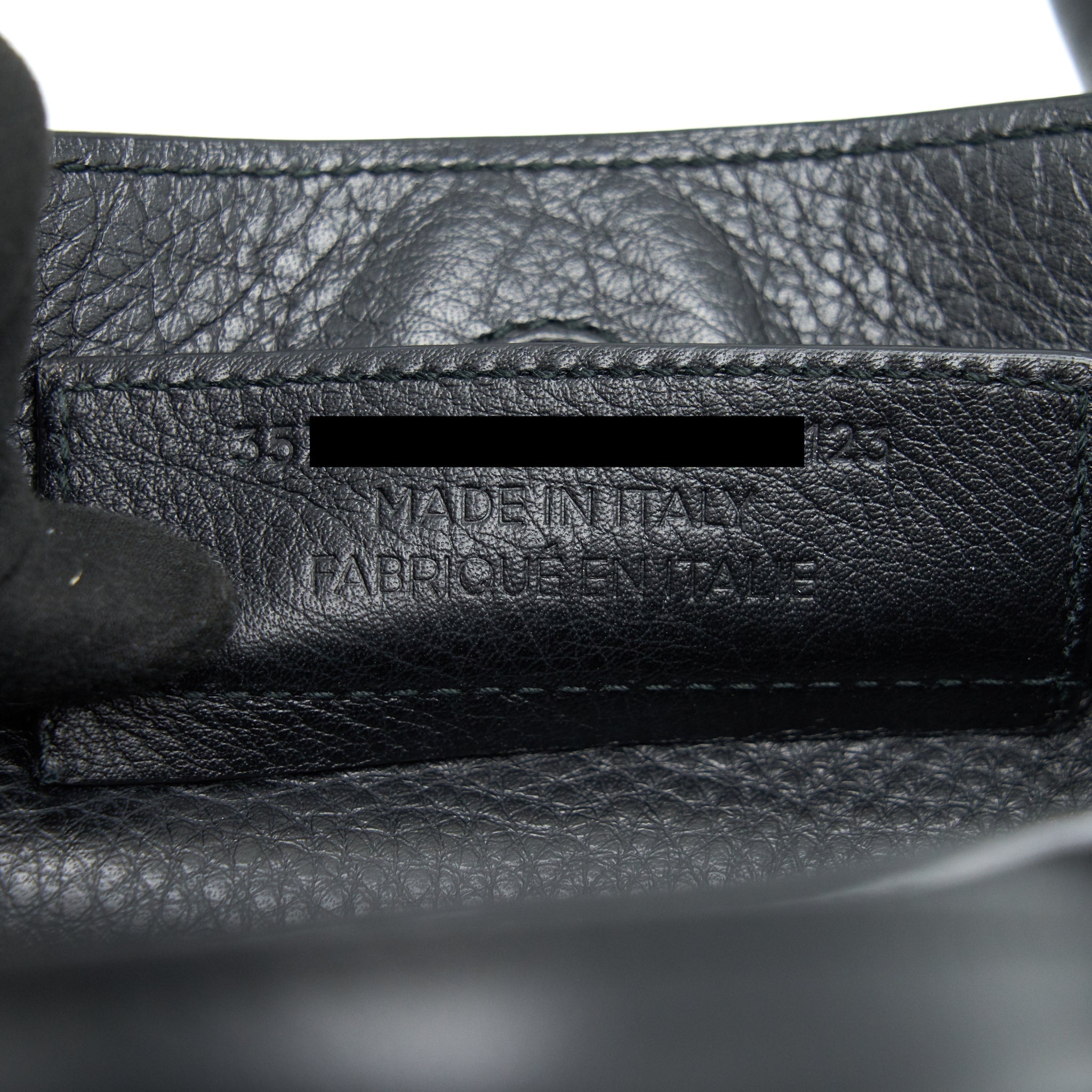 BALENCIAGA PAPIER MINI A4 CLASSIC STUDS BAG LEATHER MINI BLACK