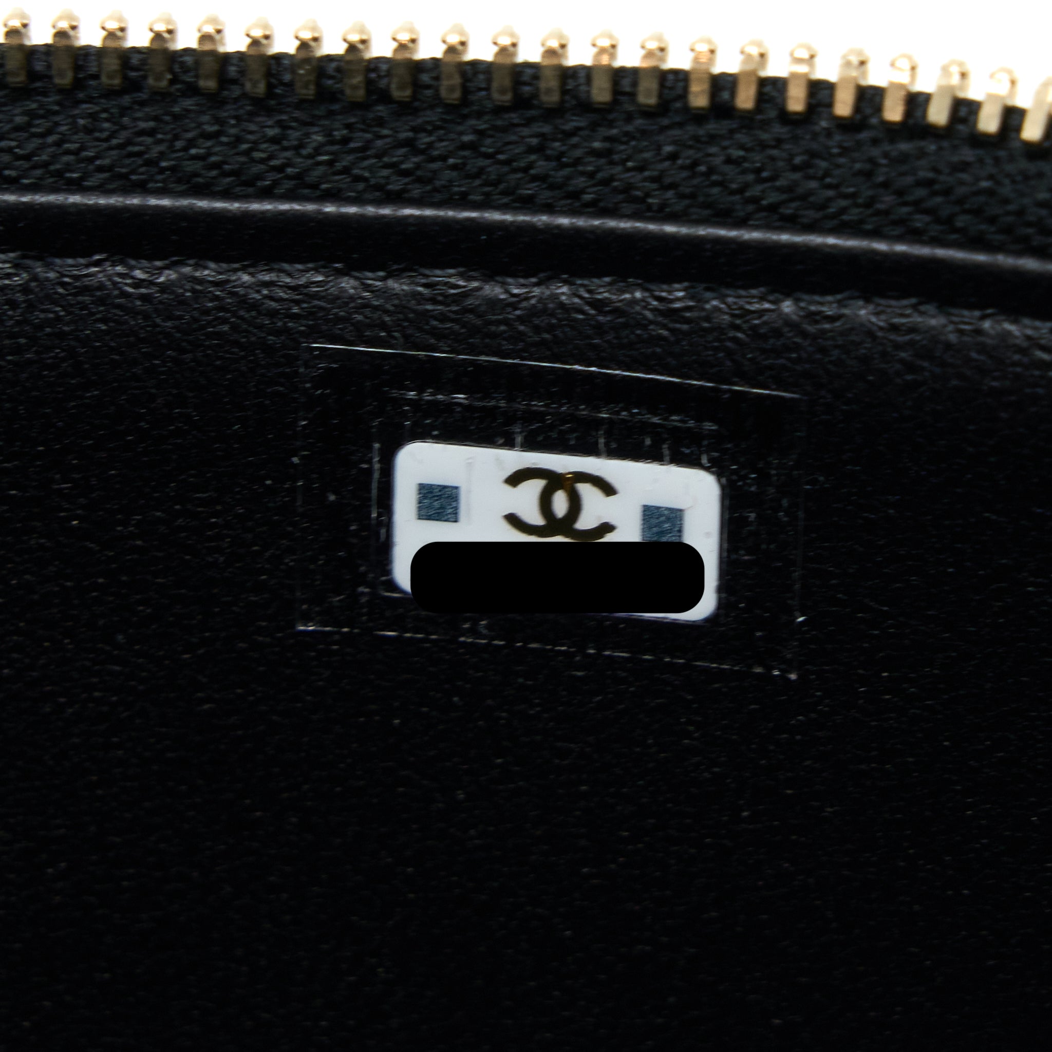 CHANEL 23P COCO LOVE LONG VANITY CAVIAR BLACK BRUSHED GHW (MICROCHIP)