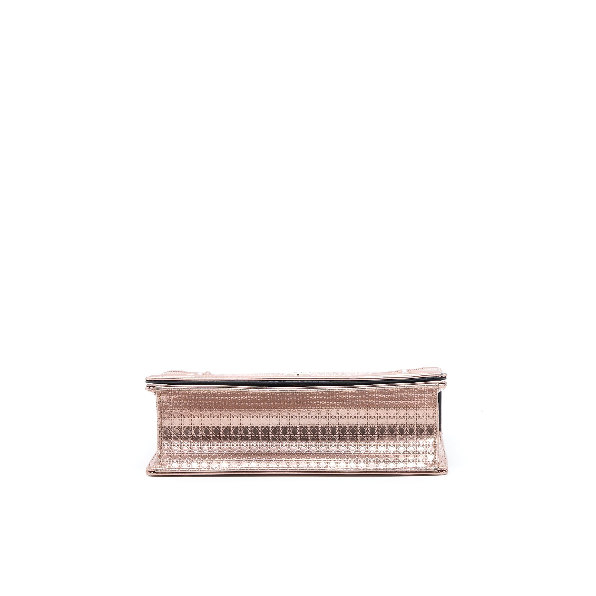DIOR MEDIUM DIORAMA CANNAGE CALFSKIN METALLIC PINK SHW