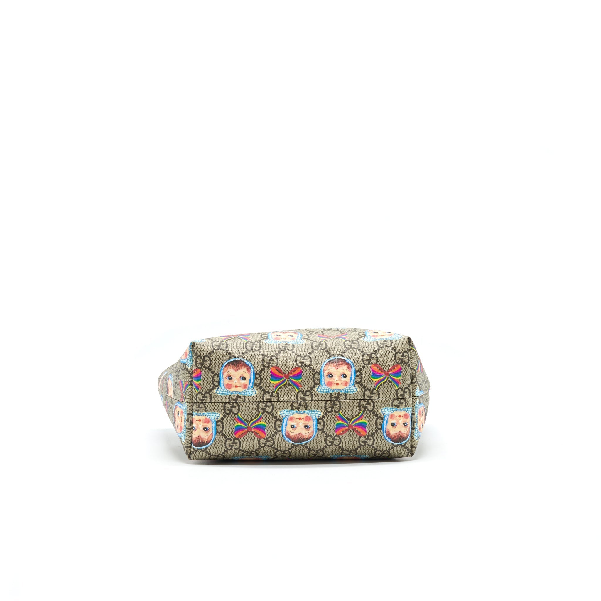 GUCCI CHILDREN'S GG DOLLS AND BOWS TOTE