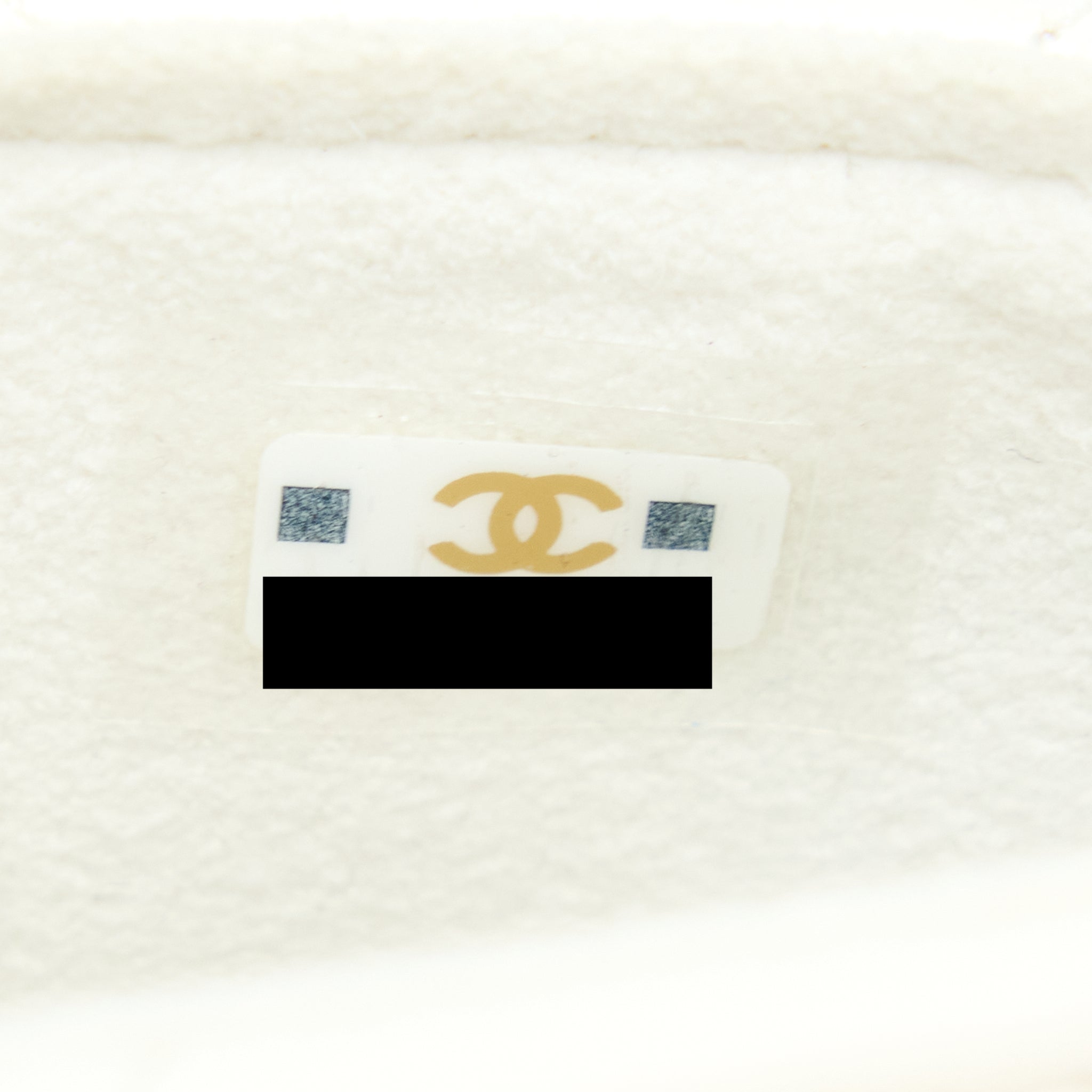 CHANEL RECTANGULAR MINI FLAP PHONE CASE BAG QUILTED LAMBSKIN WHITE LGHW (MICROCHIP)