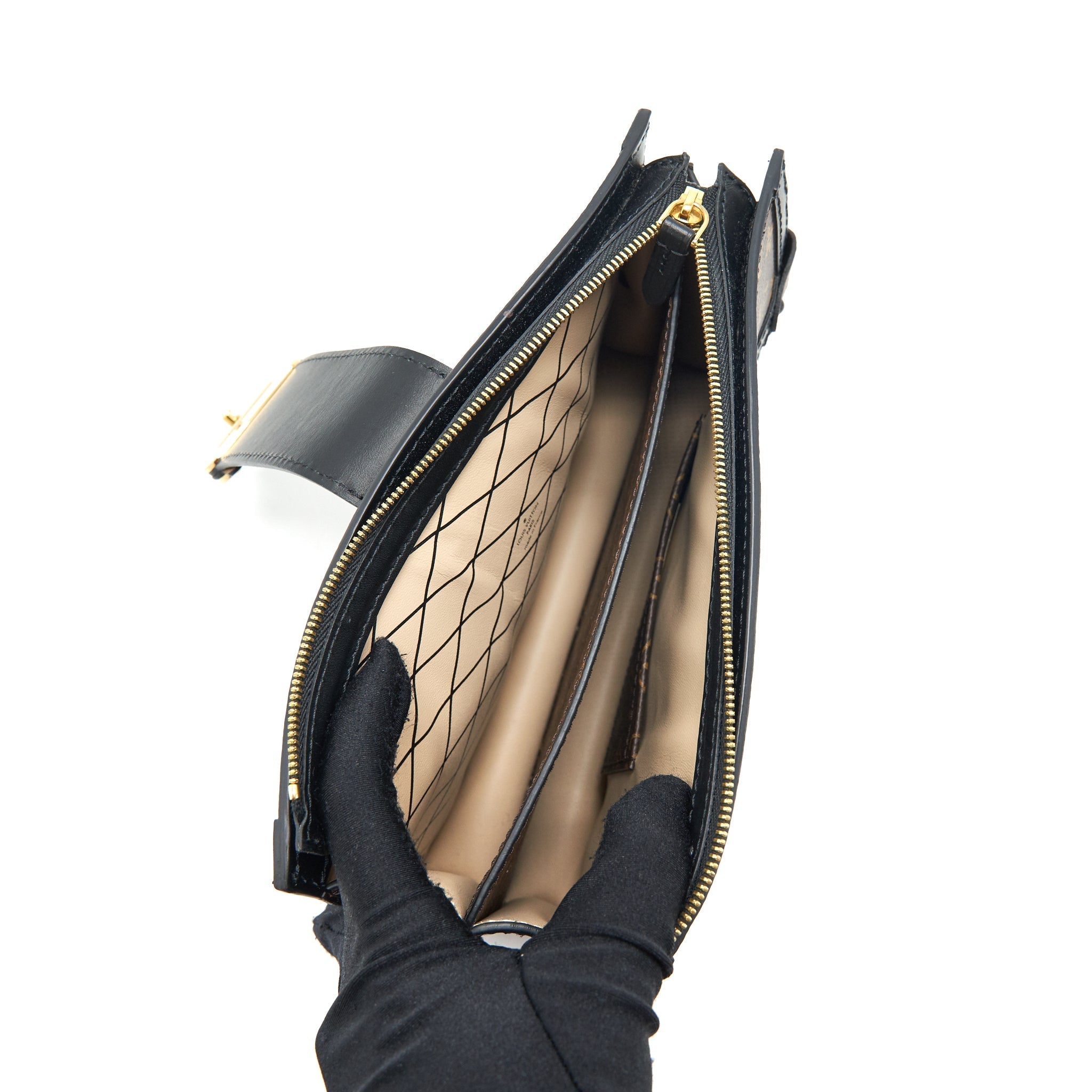 LOUIS VUITTON TRUNK CLUTCH BAG MONOGRAM