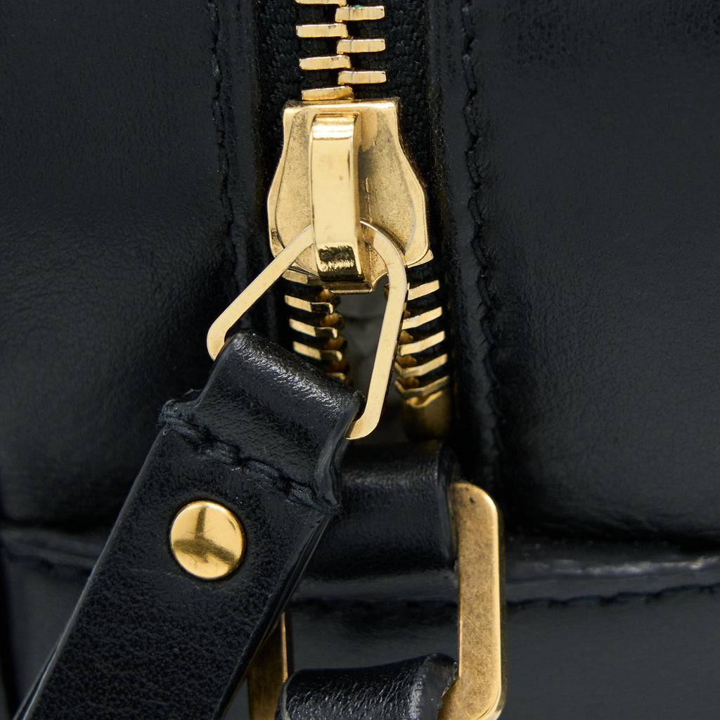 SAINT LAURENT/YSL LOU CAMERA BAG CALFSKIN BLACK GHW