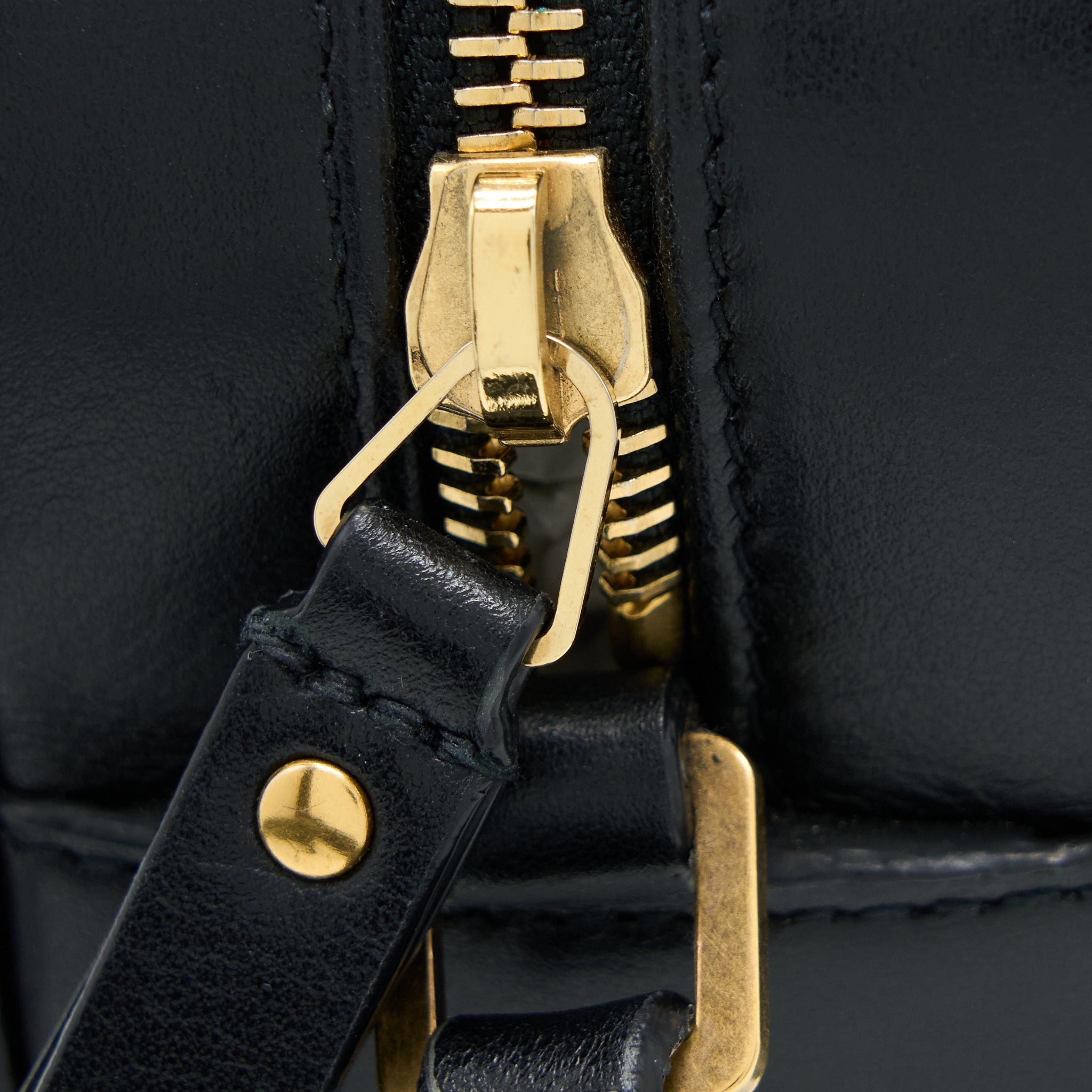 SAINT LAURENT/YSL LOU CAMERA BAG CALFSKIN BLACK GHW