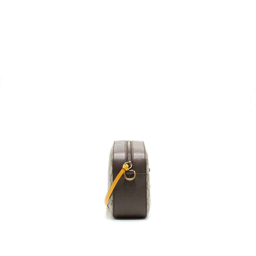 GUCCI GG SUPREME CROSSBODY BAG BROWN