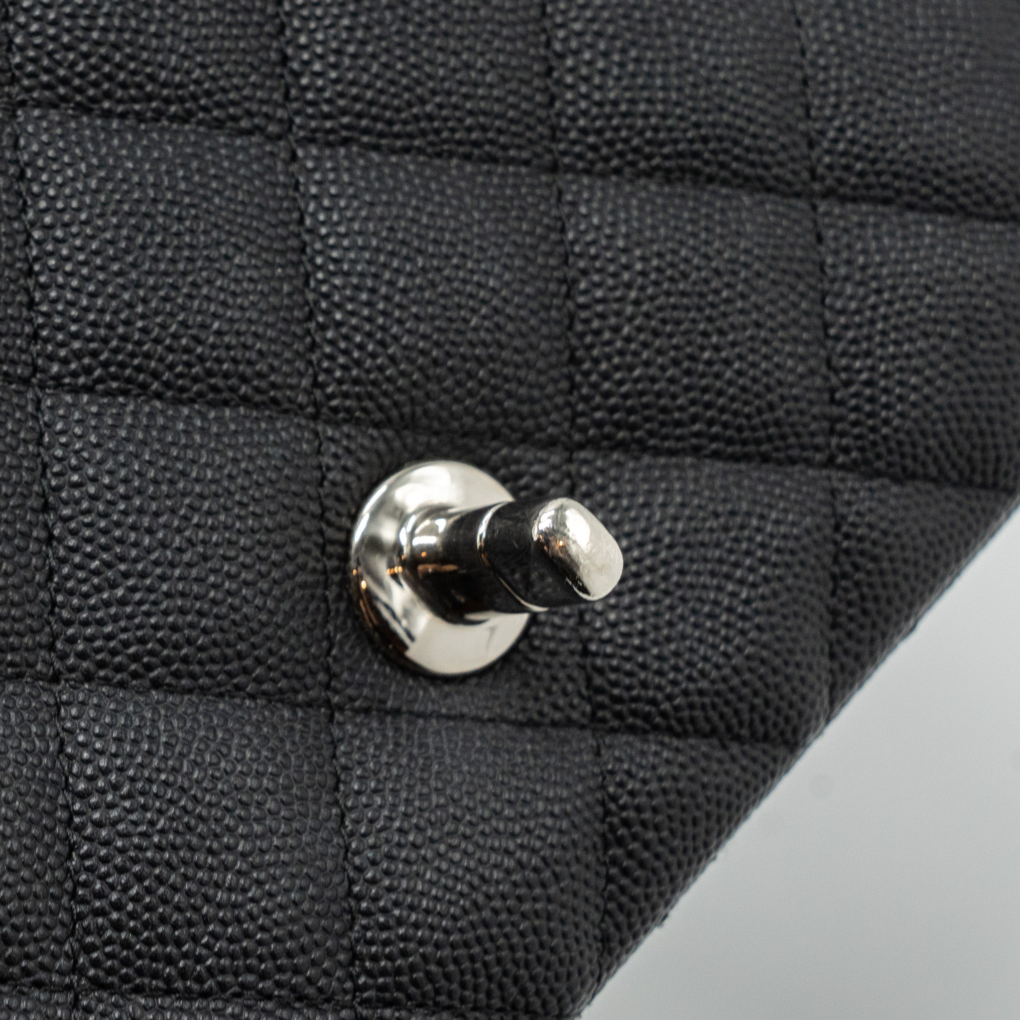 CHANEL CLASSIC MINI RECTANGULAR FLAP BAG CAVIAR BLACK SHW