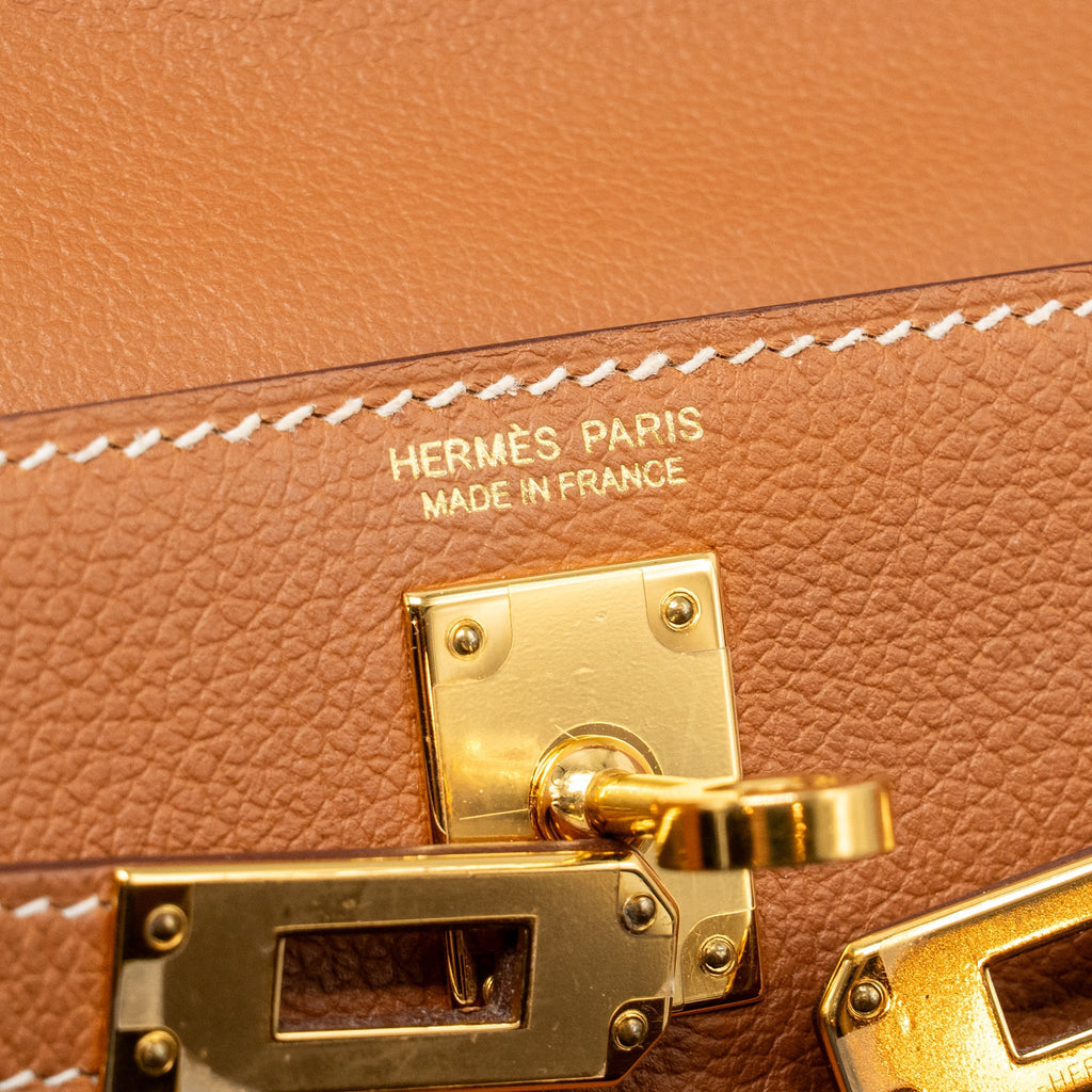 HERMES KELLY DANSE EVERCOLOR GOLD GHW