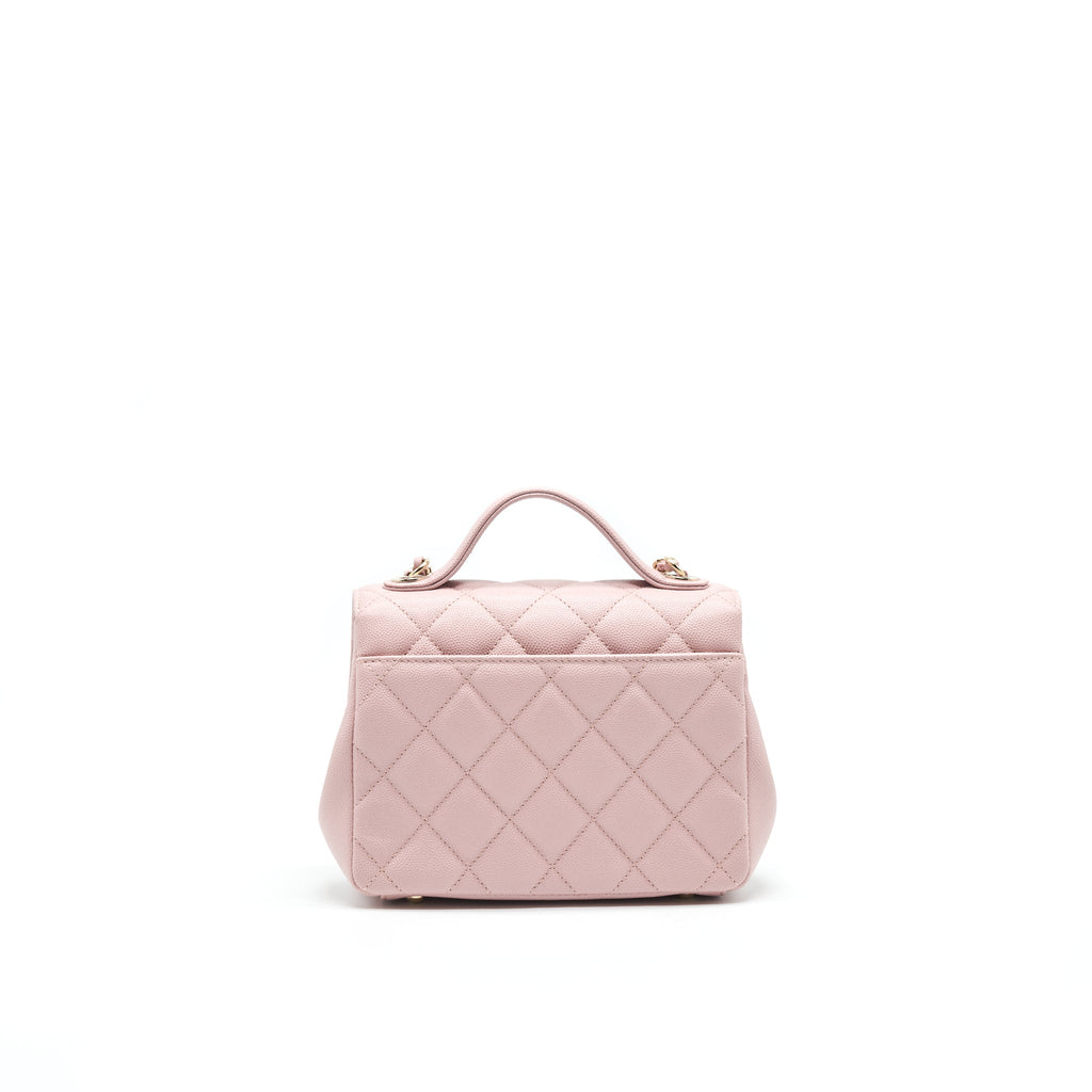 CHANEL BUSINESS AFFINITY FLAP BAG QUILTED CAVIAR SMALL IN SMALL