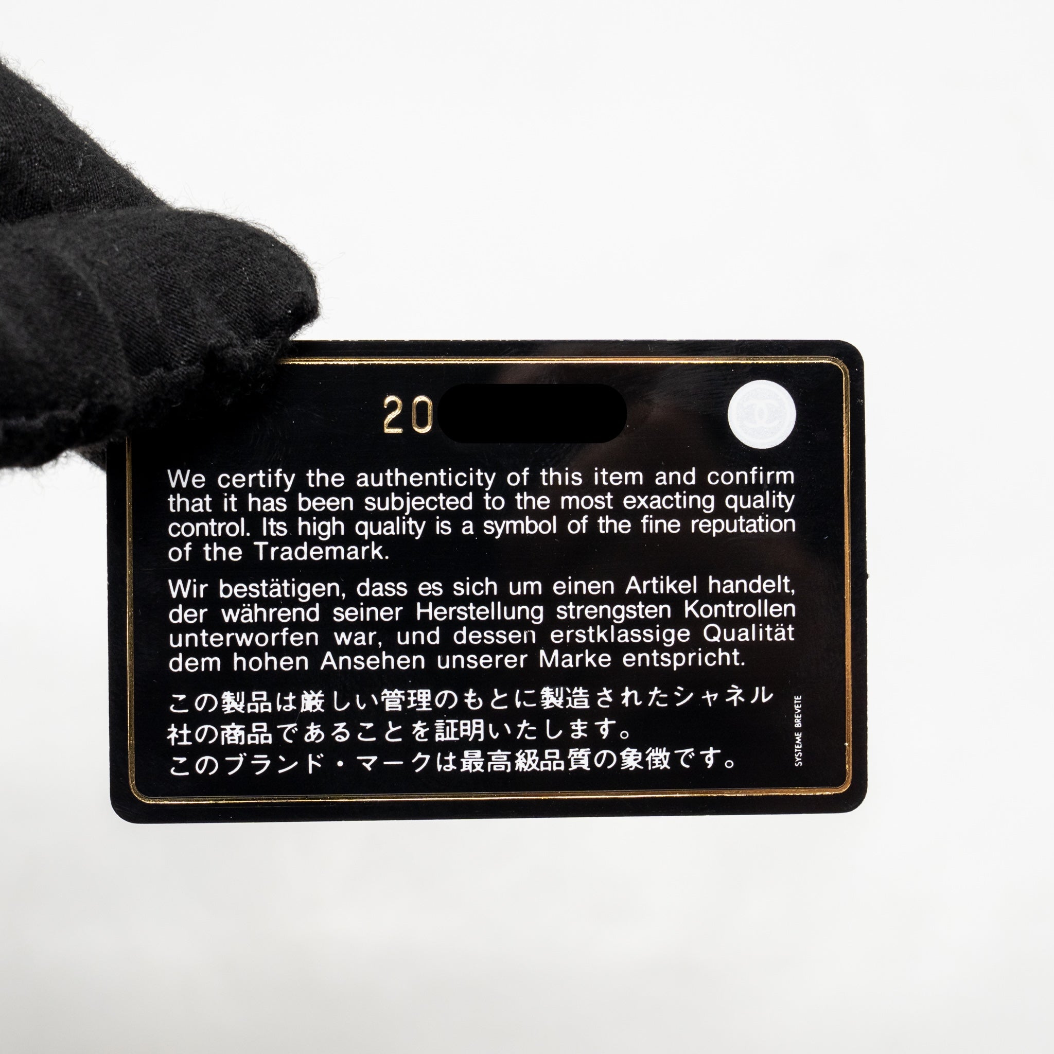 CHANEL BOY WALLET ON CHAIN LAMBSKIN ORANGE RUTHENIUM SILVER HARDWARE