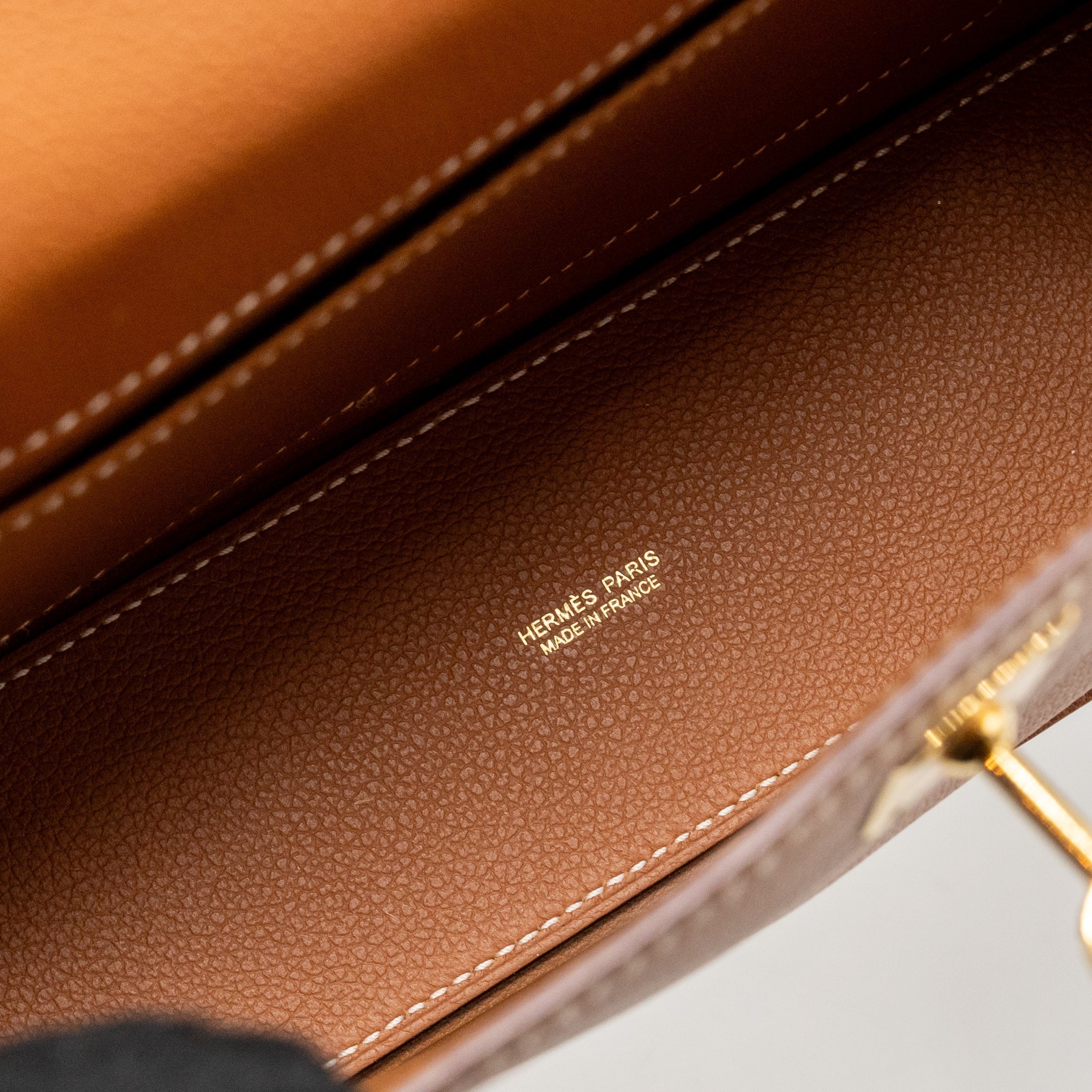 HERMES KELLY DANSE EVERCOLOR GOLD GHW