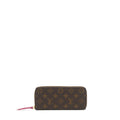 LOUIS VUITTON CLEMENCE LONG WALLET MONOGRAM CANVAS FUCHSIA