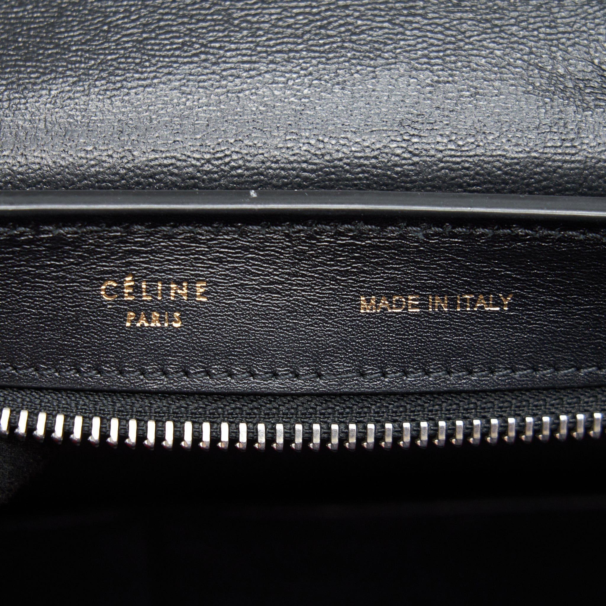 CELINE SMALL TRAPEZE BAG MULTI COLOR GREY/ BLACK/ ORANGE
