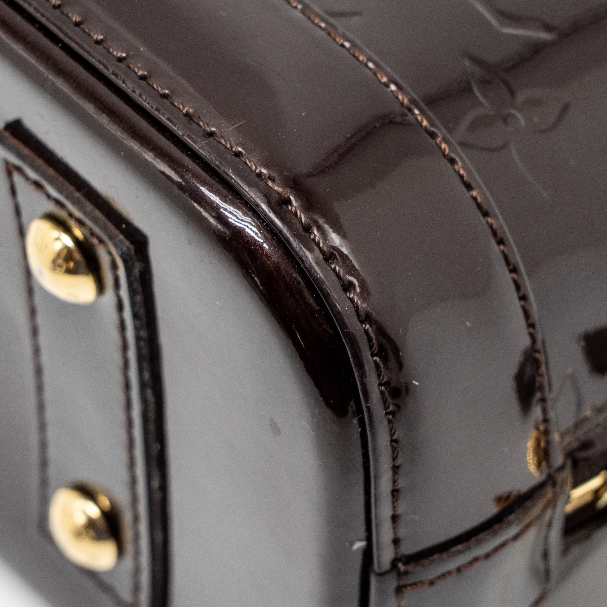 LOUIS VUITTON ALMA BB PATENT AMATANTE GHW