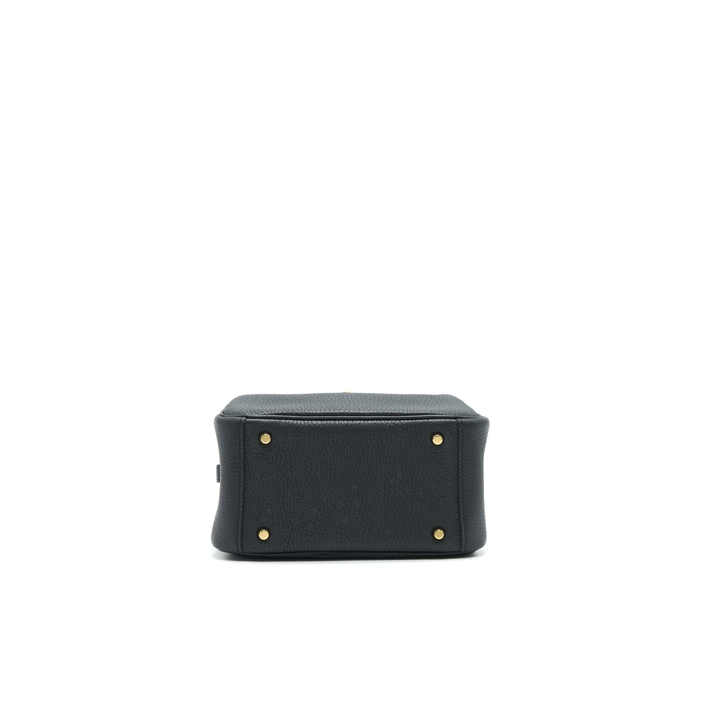 HERMES MINI LINDY BLACK GHW