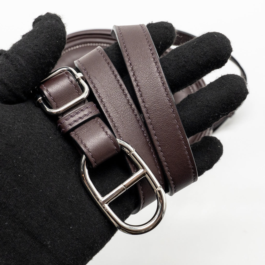 HERMES IN-THE-LOOP SWIFT ROUGE SELLIER / BLUE FRANCE SHW