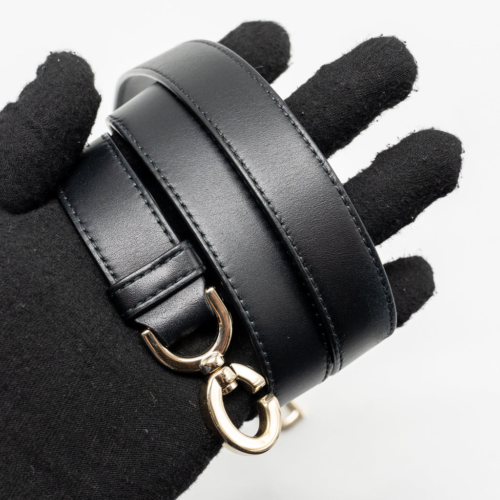 DIOR TOUJOURS VERTICAL NANO TOTE BAG CALFSKIN BLACK LGHW