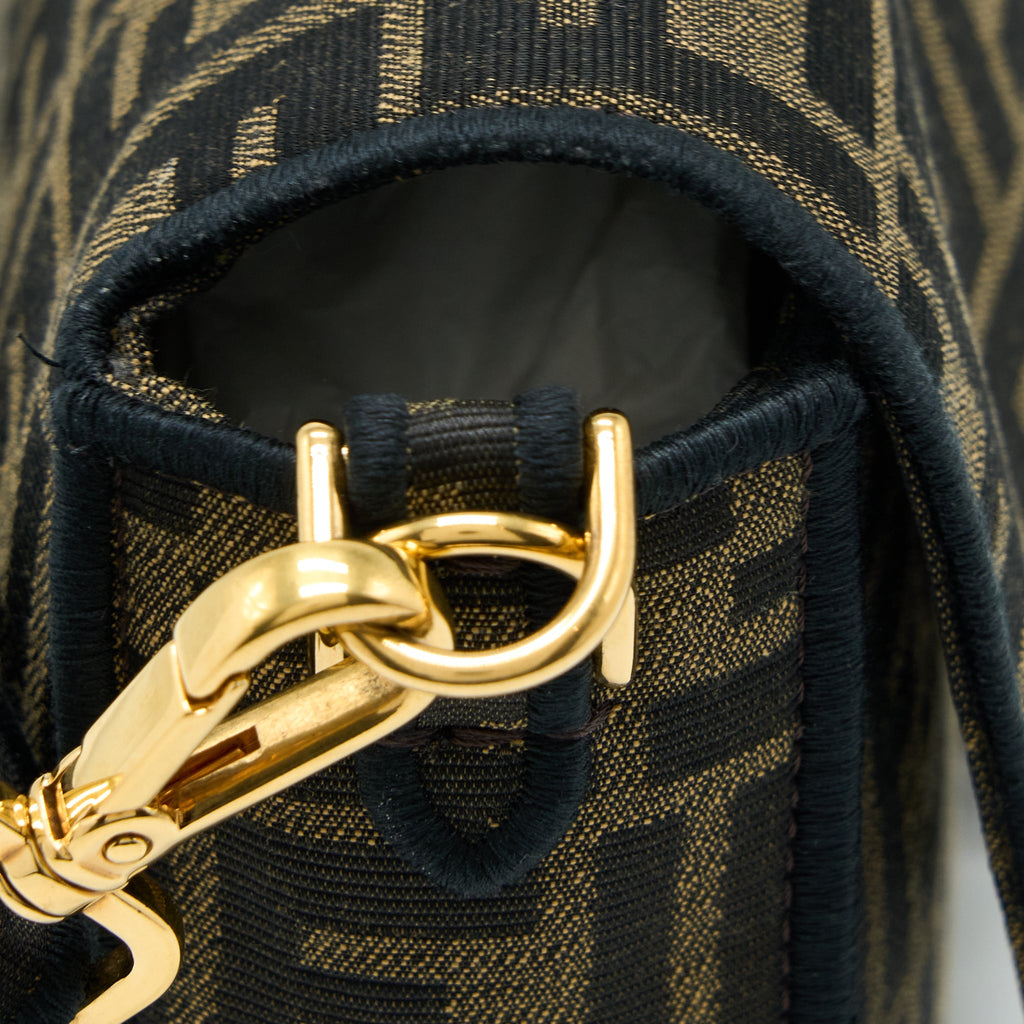 FENDI BAGUETTE SHOULDER BAG CANVAS GHW