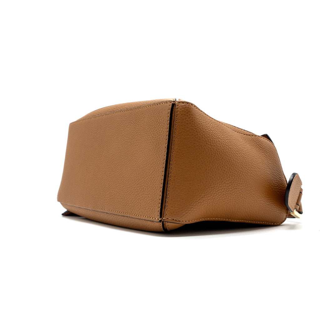 LOEWE SMALL PUZZLE BAG CALFSKIN TAN GHW