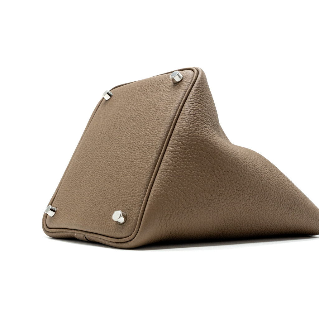 HERMES PICOTIN 18 LOCK BAG CLEMENCE BEIGE DE WEIMAR SHW