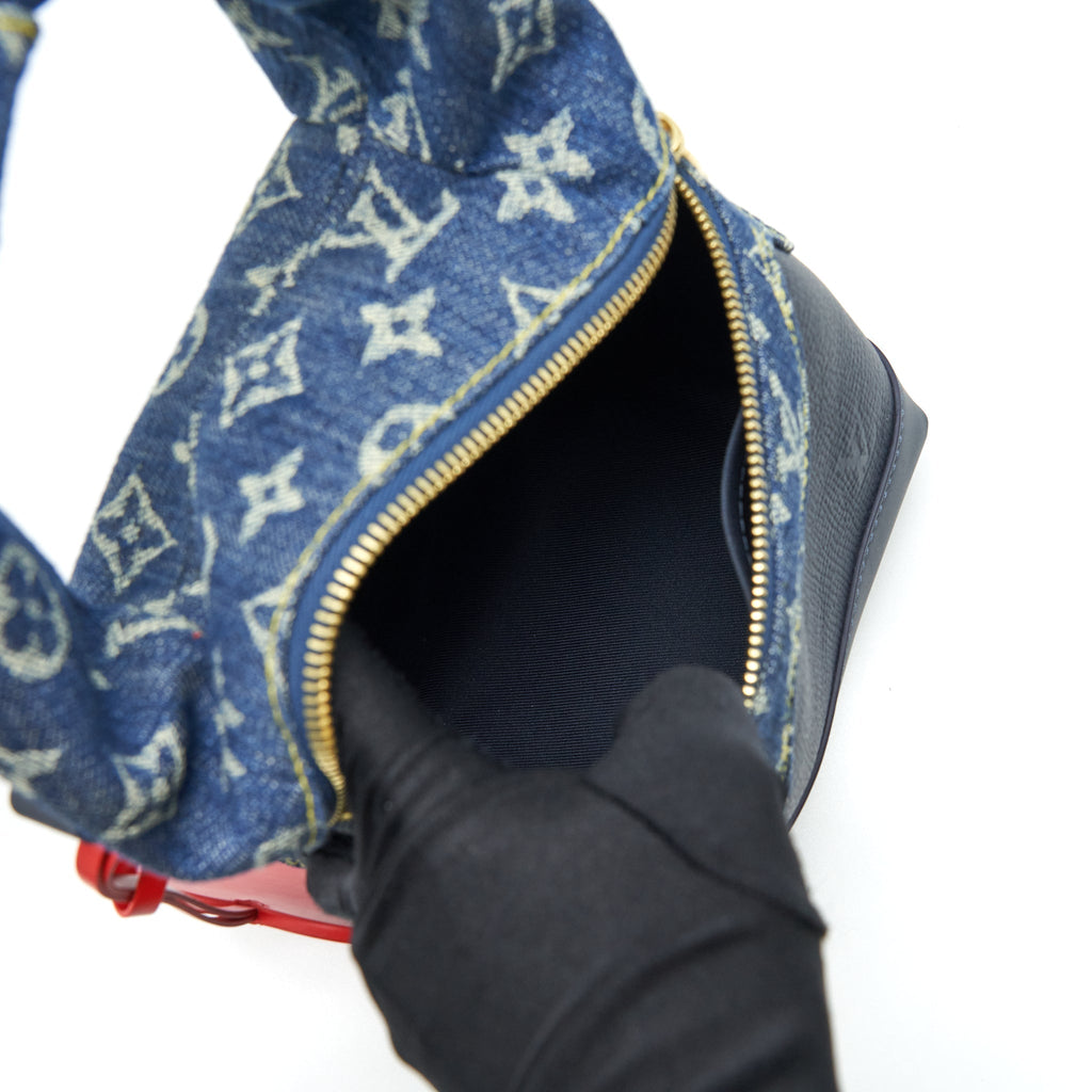 LOUIS VUITTON JAPANESE CRUISER MONOGRAM DENIM / LEATHER BLUE GHW