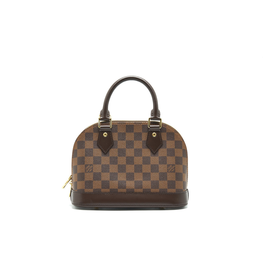 LOUIS VUITTON ALMA BB DAMIEN EBENE