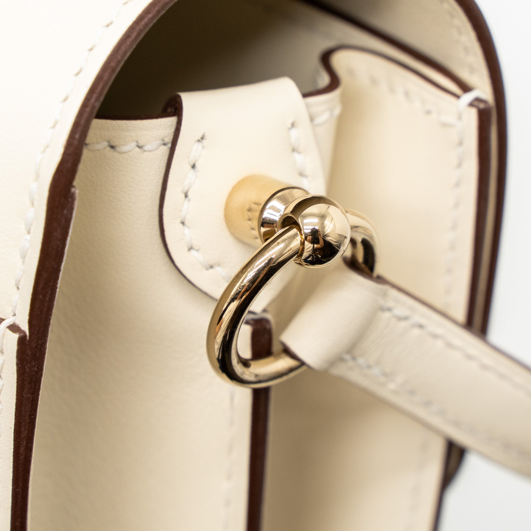 HERMES MINI ROULIS SWIFT NATA LGHW