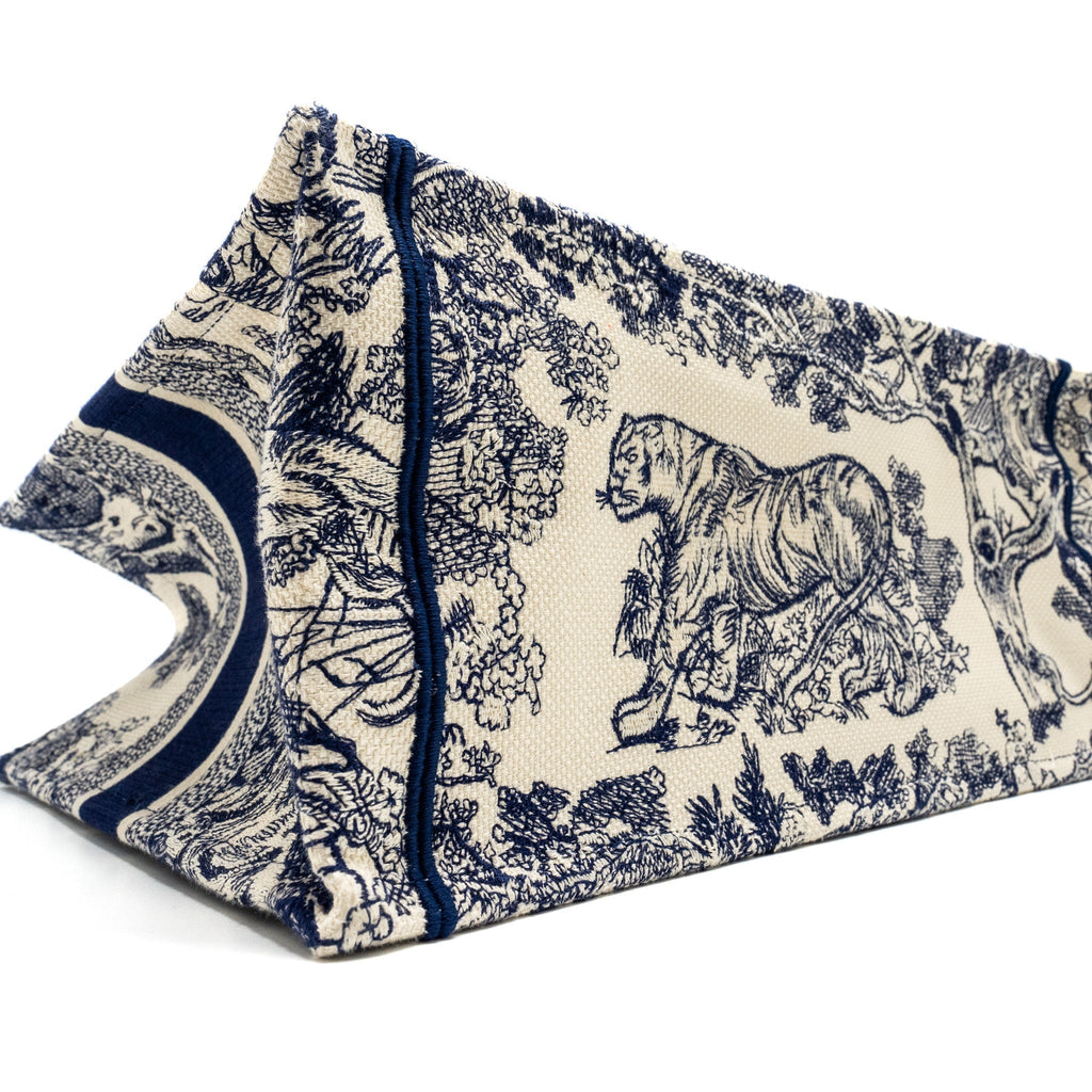 DIOR MEDIUM BOOK TOTE TOILE DE JOUY EMBROIDERY