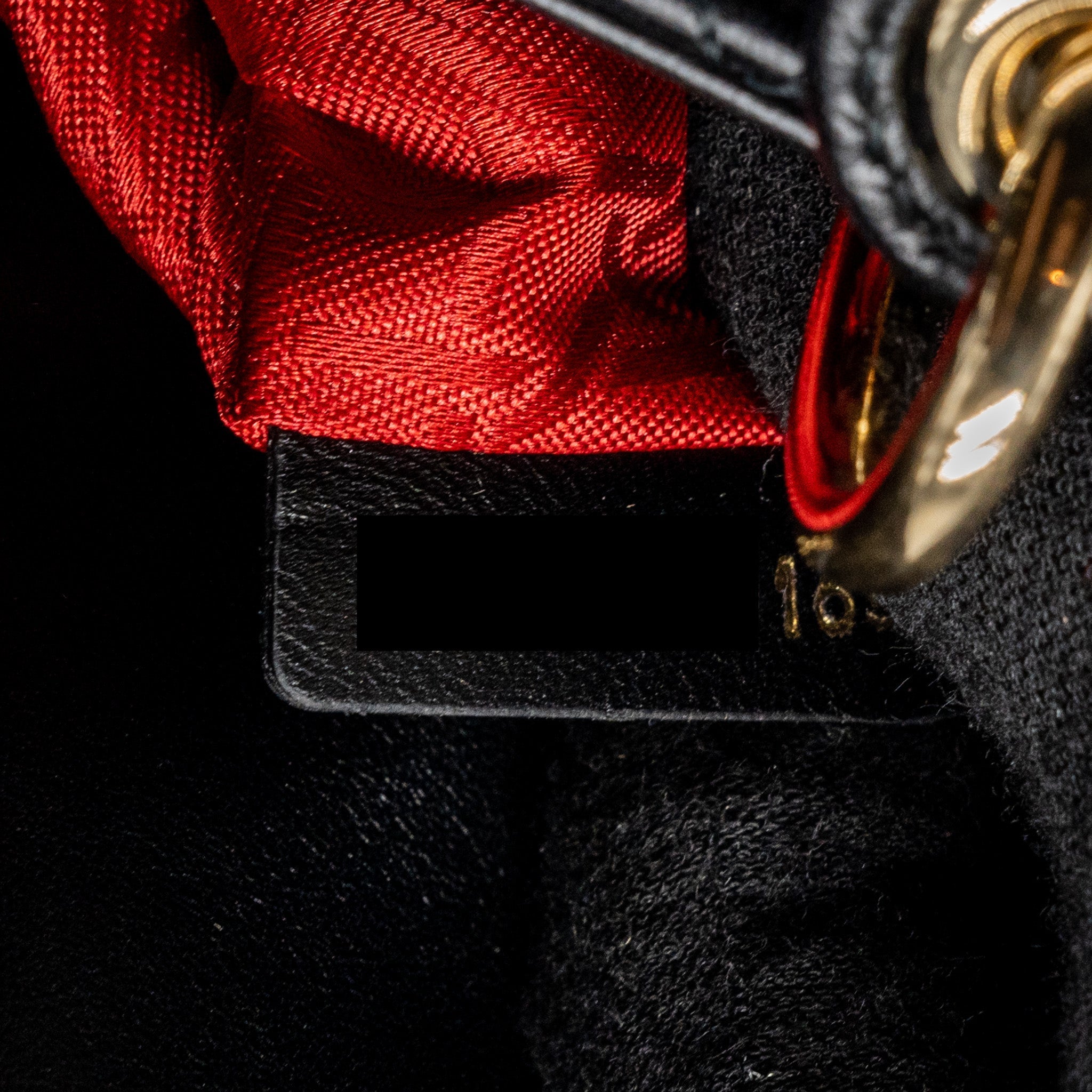 DIOR SMALL MY ABC LADY DIOR BAG LAMBSKIN BLACK LGHW