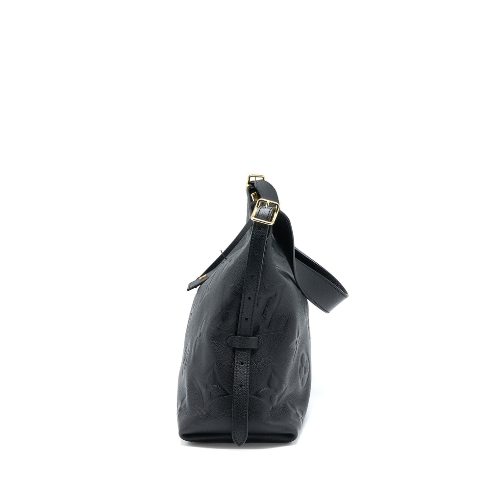 LOUIS VUITTON CARRYALL MM EMPREINTE BLACK GHW (NEW VERSION)