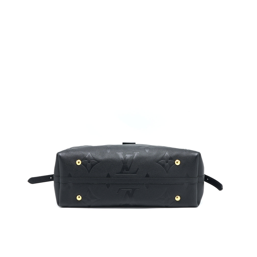 LOUIS VUITTON CARRYALL MM EMPREINTE BLACK GHW (NEW VERSION)