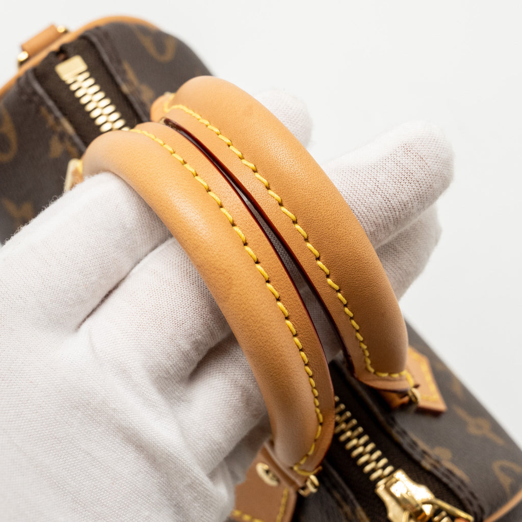 LOUIS VUITTON NANO SPEEDY MONOGRAM CANVAS GHW