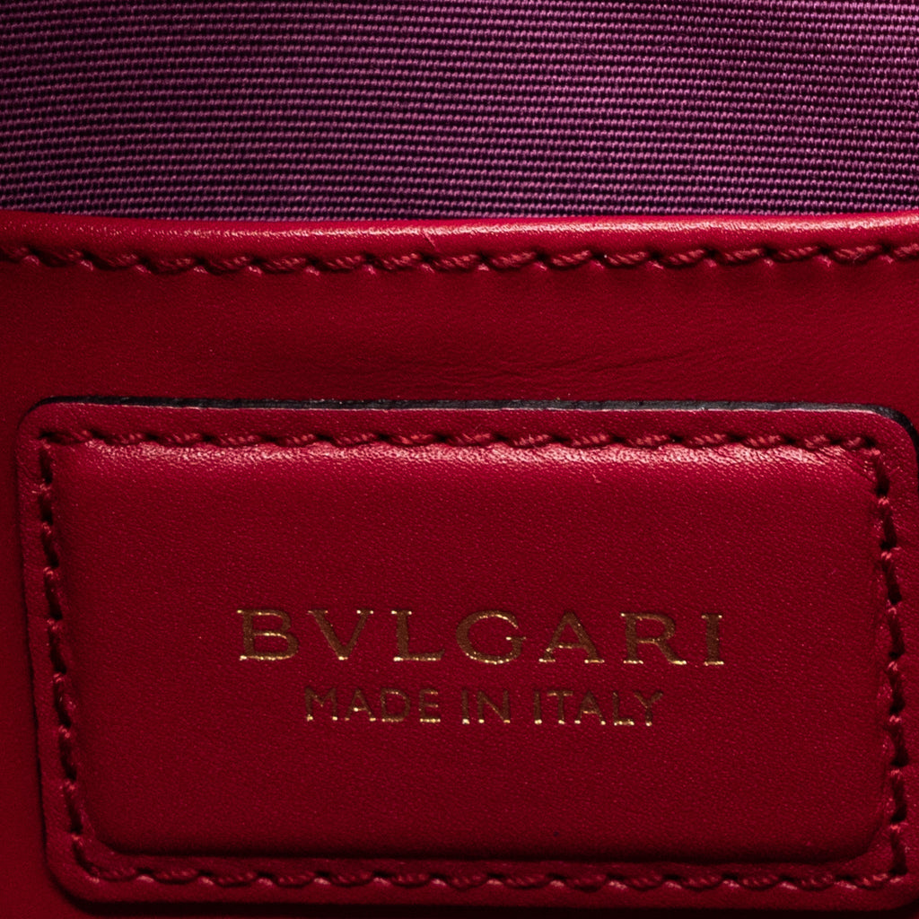 BVLGARI SERPENTI FOREVER CHAIN BAG CALFSKIN PINK LGHW