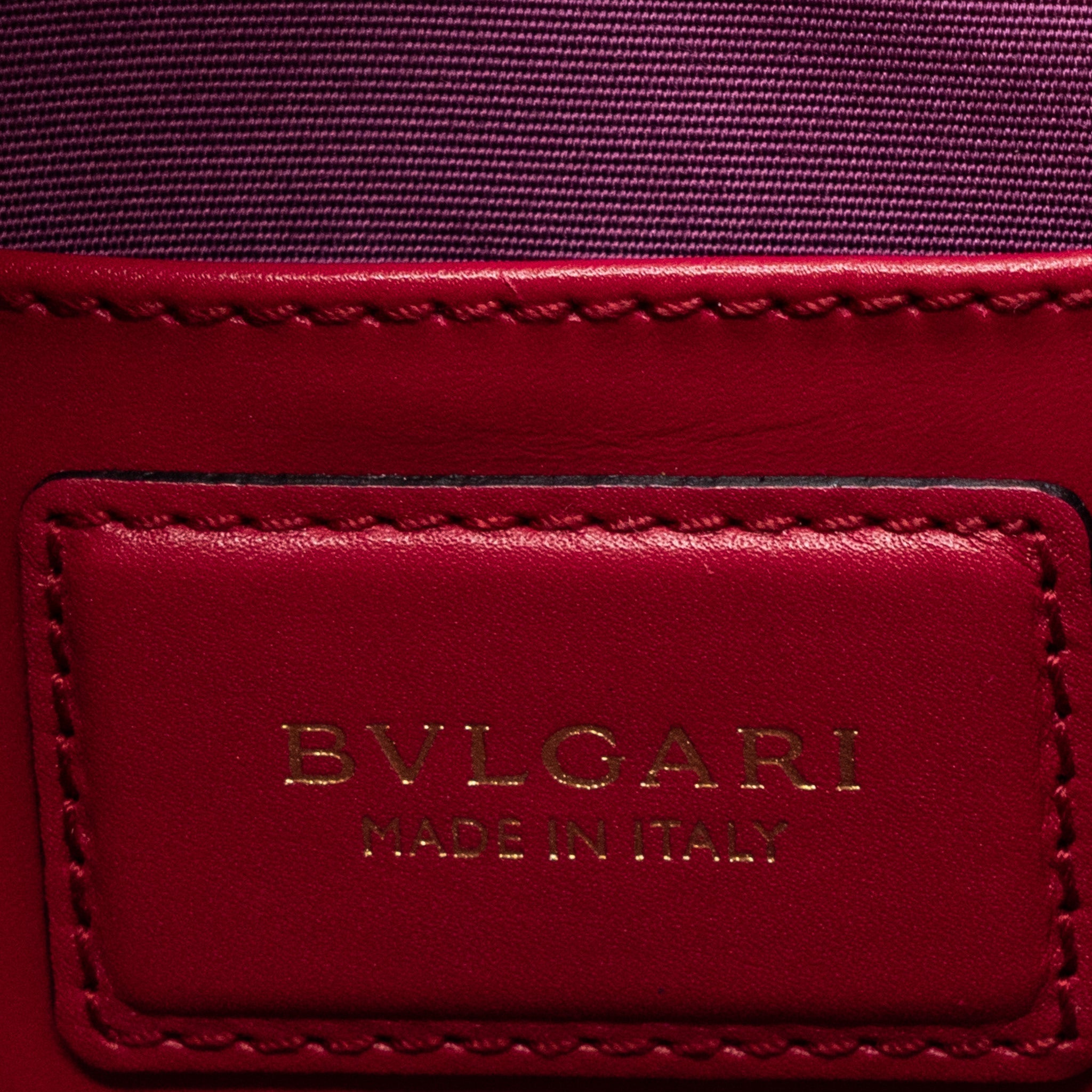 BVLGARI SERPENTI FOREVER CHAIN BAG CALFSKIN PINK LGHW