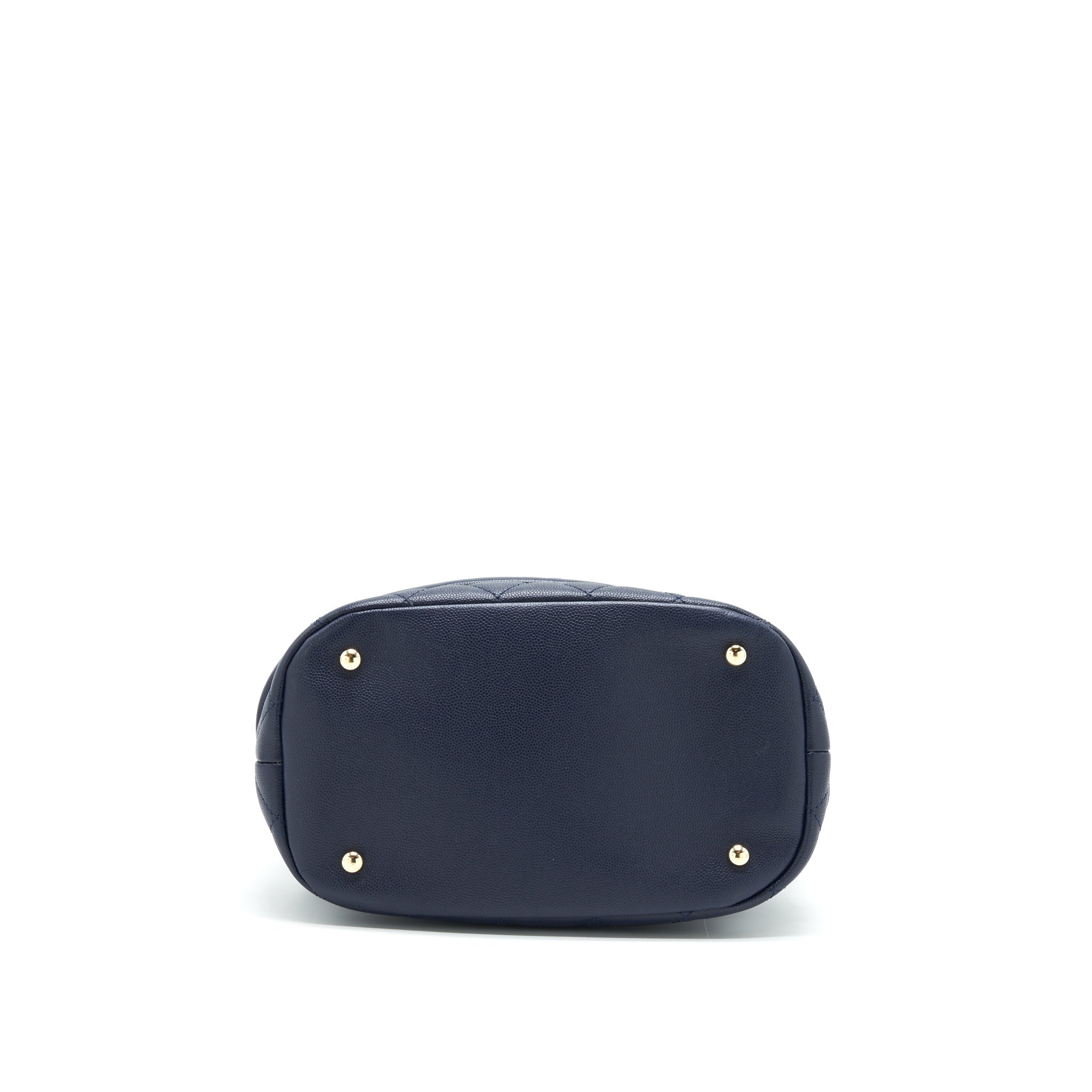 CHANEL BUCKET BAG IN NAVY GHW