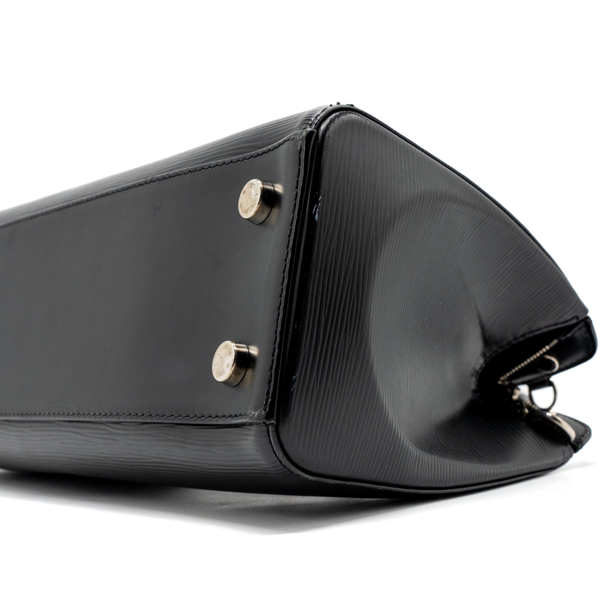 LOUIS VUITTON TOTE BAG EPI BLACK SHW