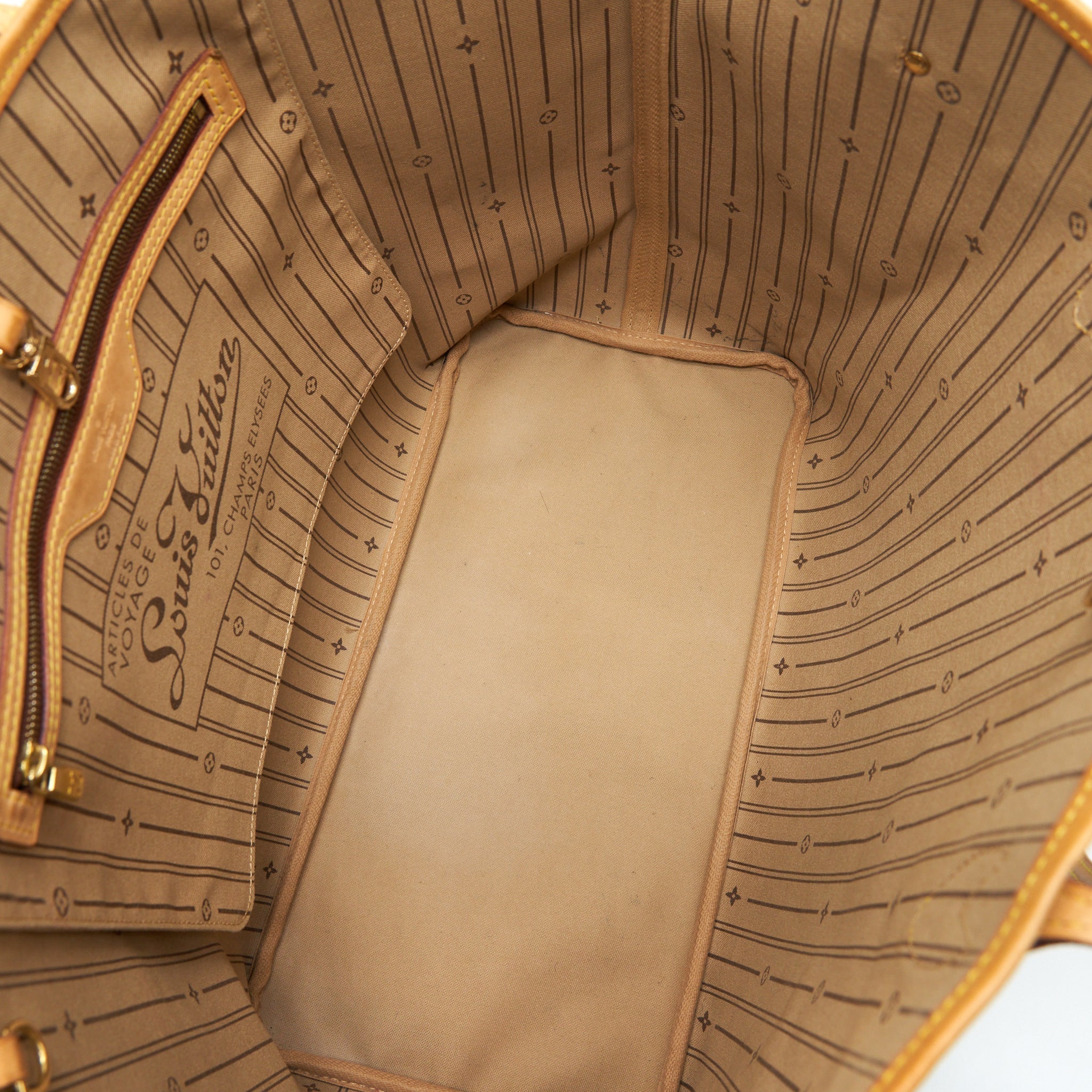LOUIS VUITTON NEVERFULL GM MONOGRAM CANVAS GHW