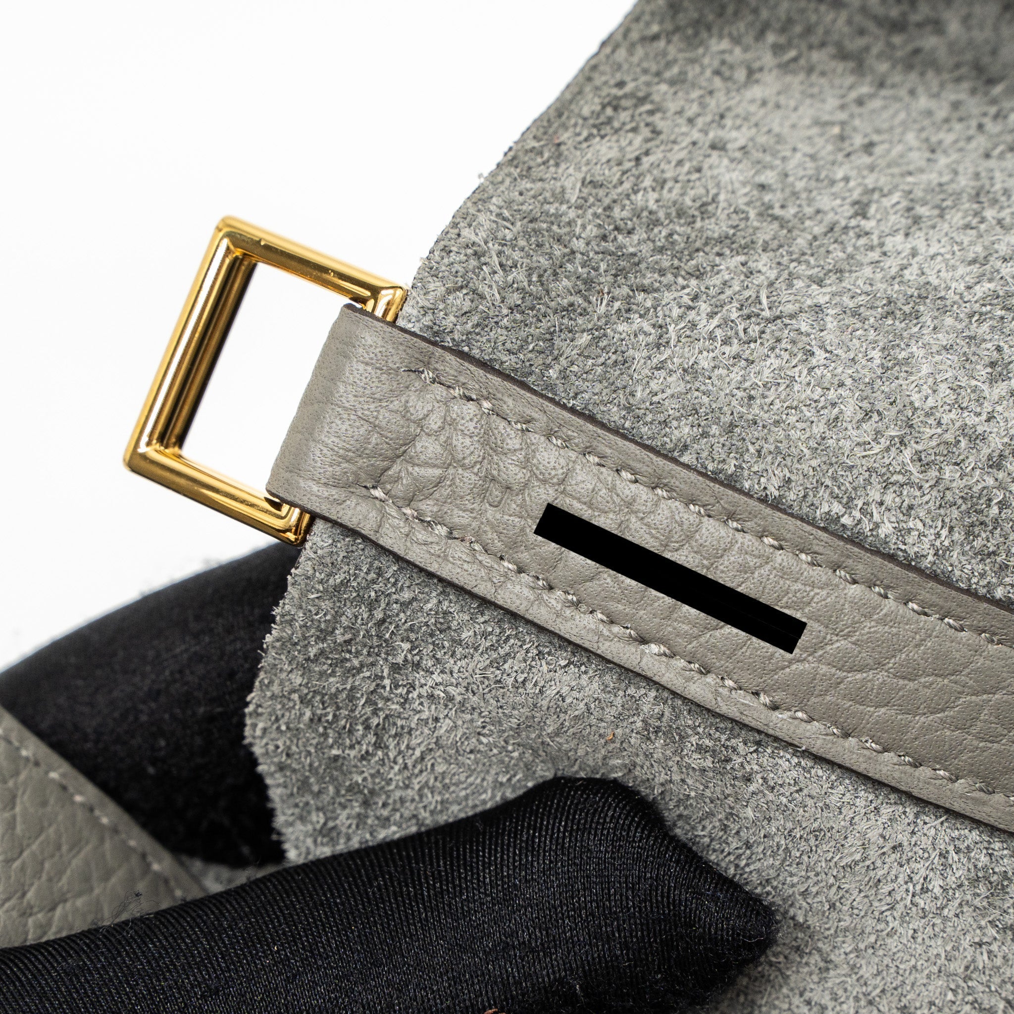 HERMES PICOTIN 18 LOCK BAG CLEMENCE 0L GRIS MEYER GHW