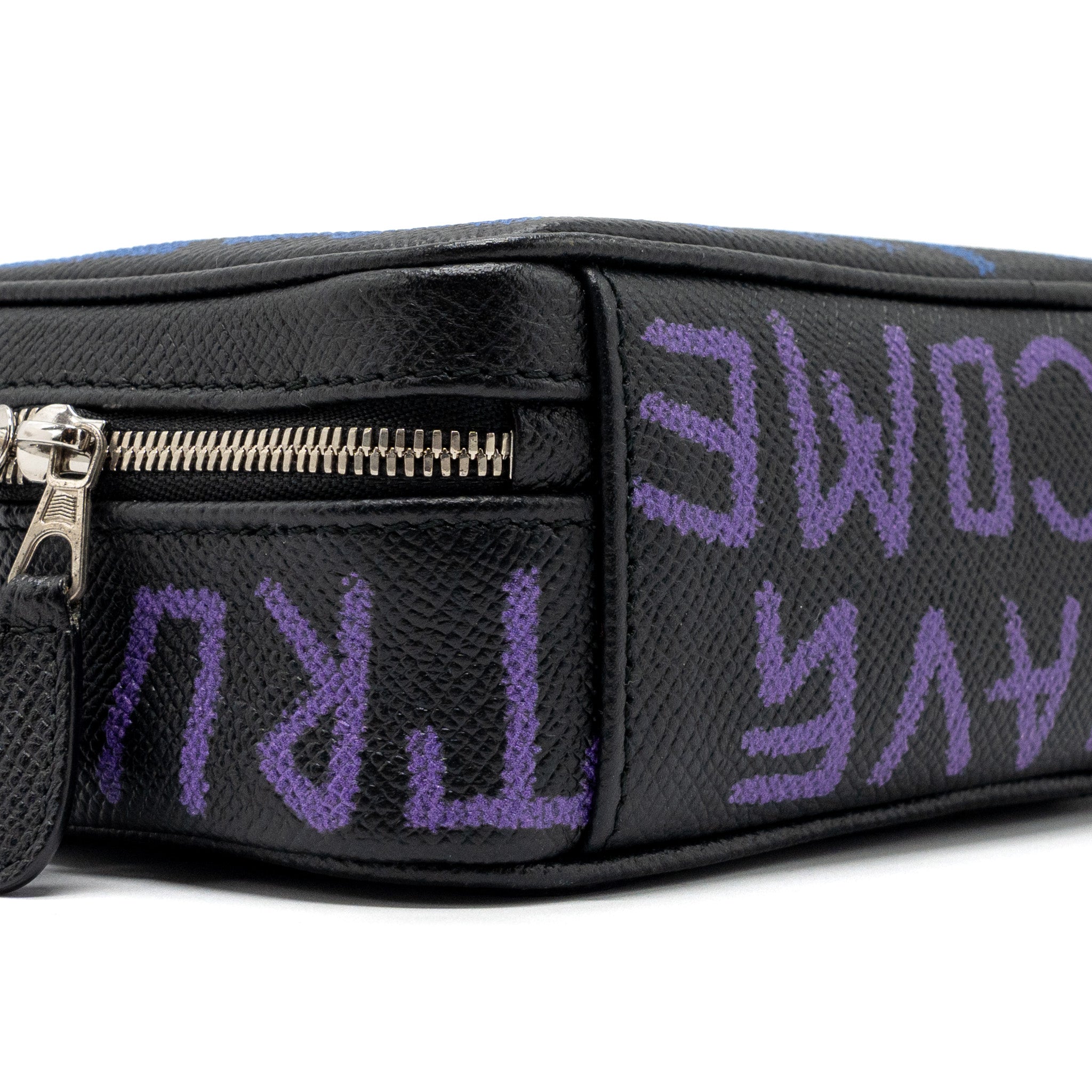 BALENCIAGA BB CAMERA BAG LEATHER BLACK/MULTICOLOUR SHW