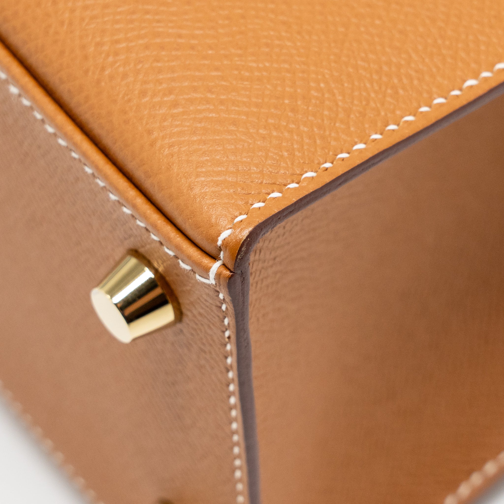 HERMES KELLY 25 EPSOM GOLD GHW