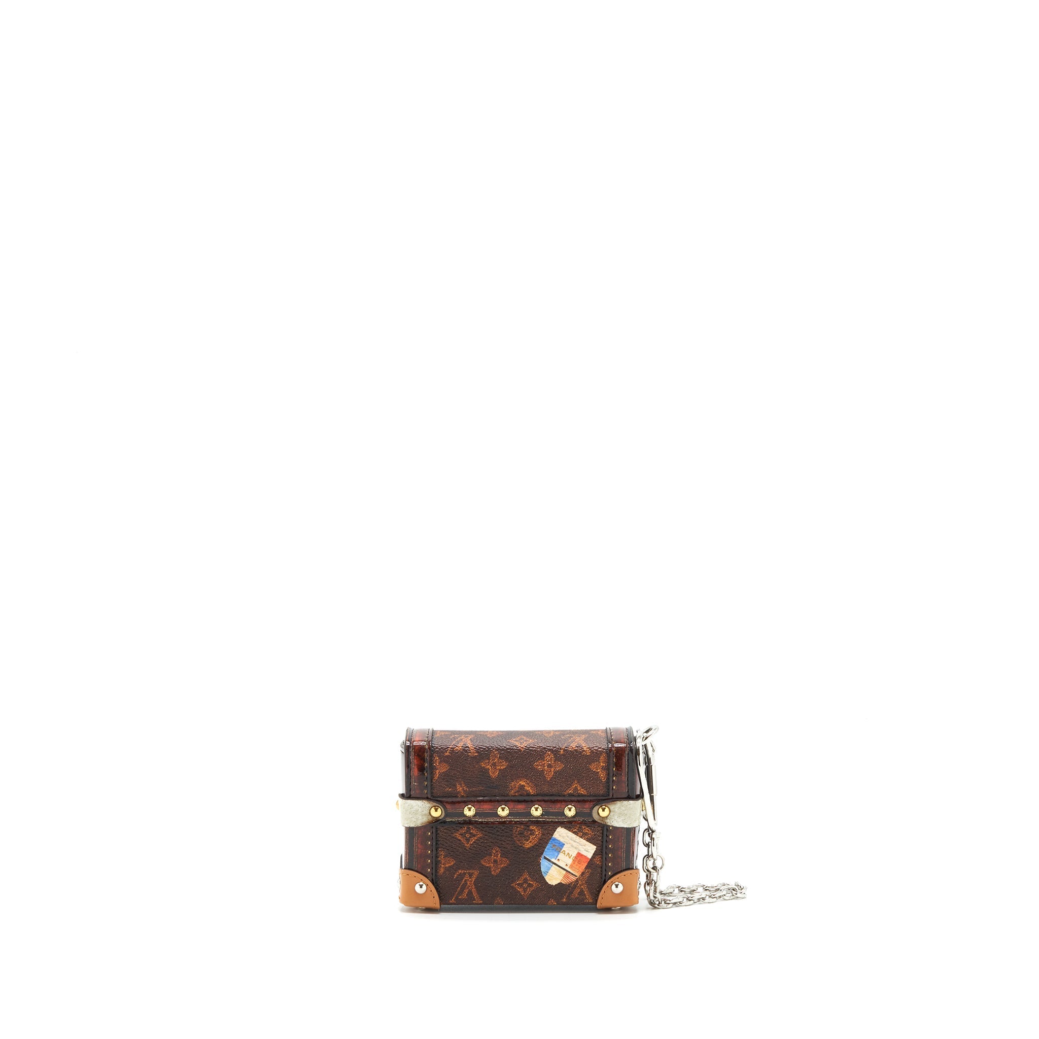 LOUIS VUITTON ESS TRUNK MINI BAG/BAG CHARM NOIR